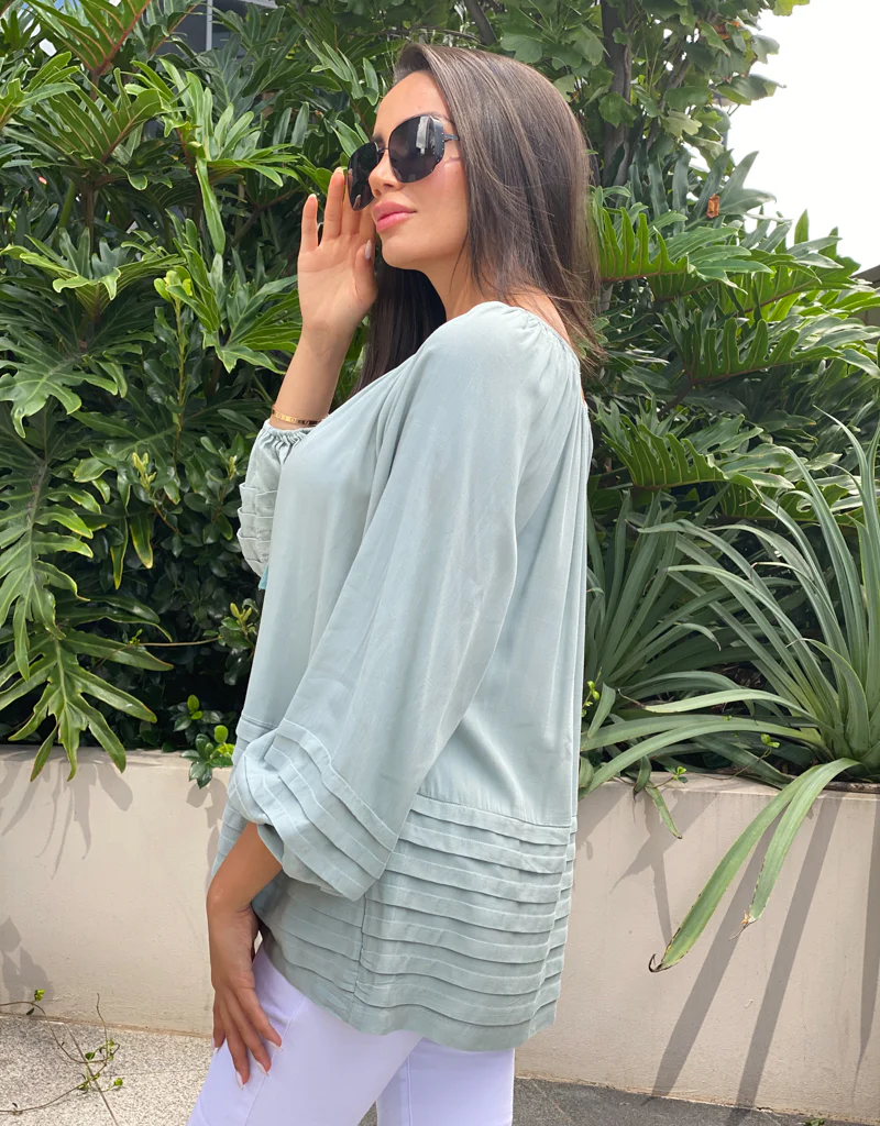 Regina Pleat Top - Image 9