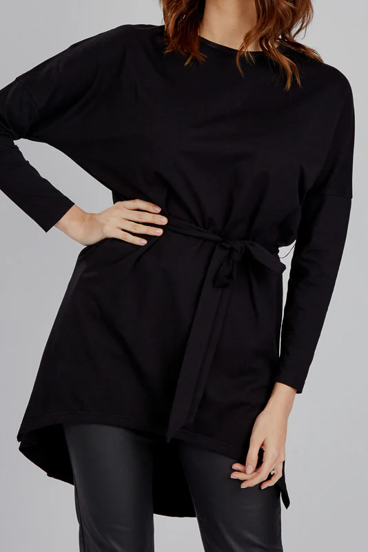 Relaxed Scoop Hem Top - Image 5
