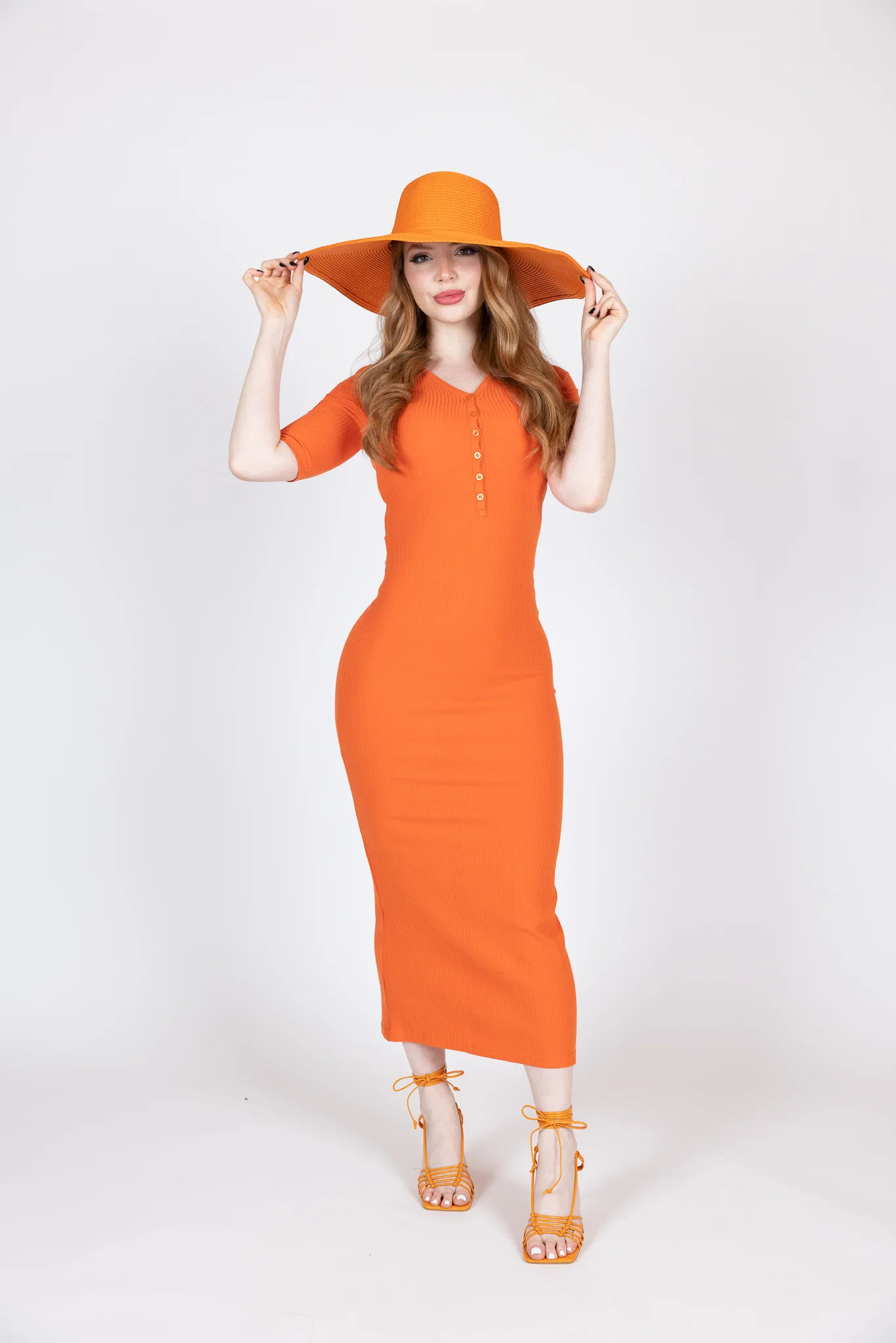 Reya Ribbed Body Dress - Image 5