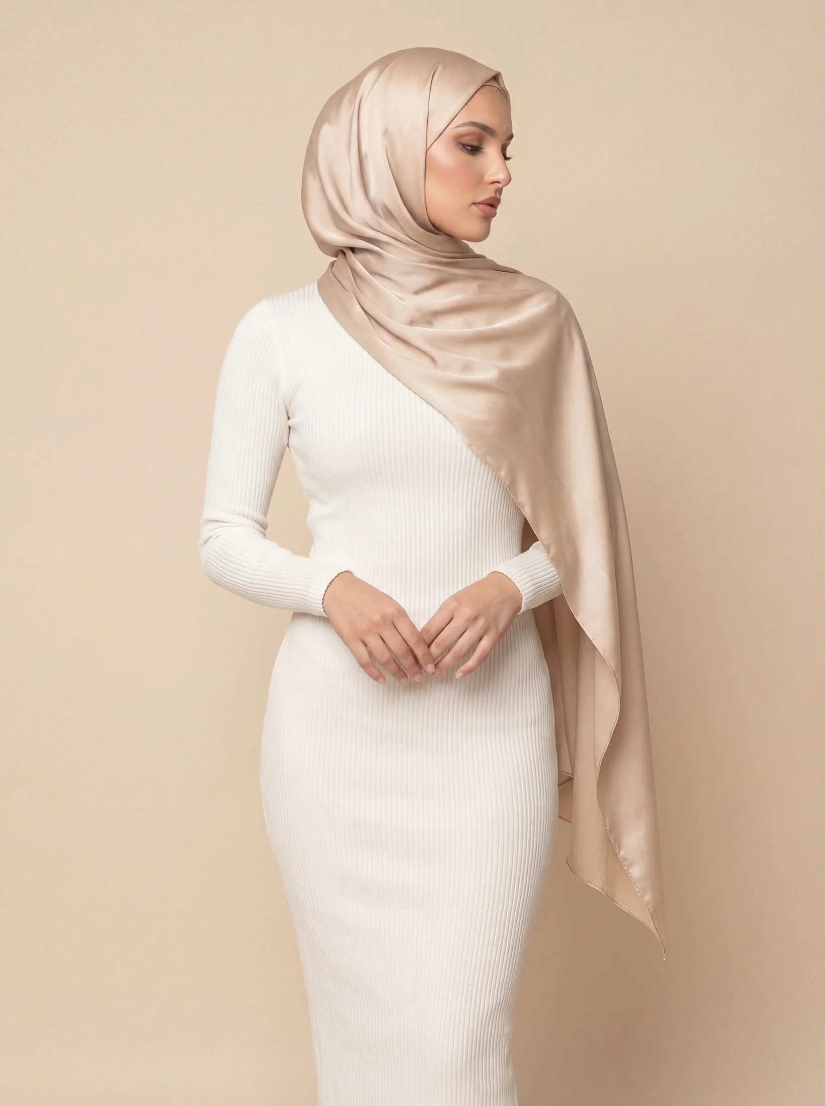 Rib Body Dress - Light Shades - Image 2