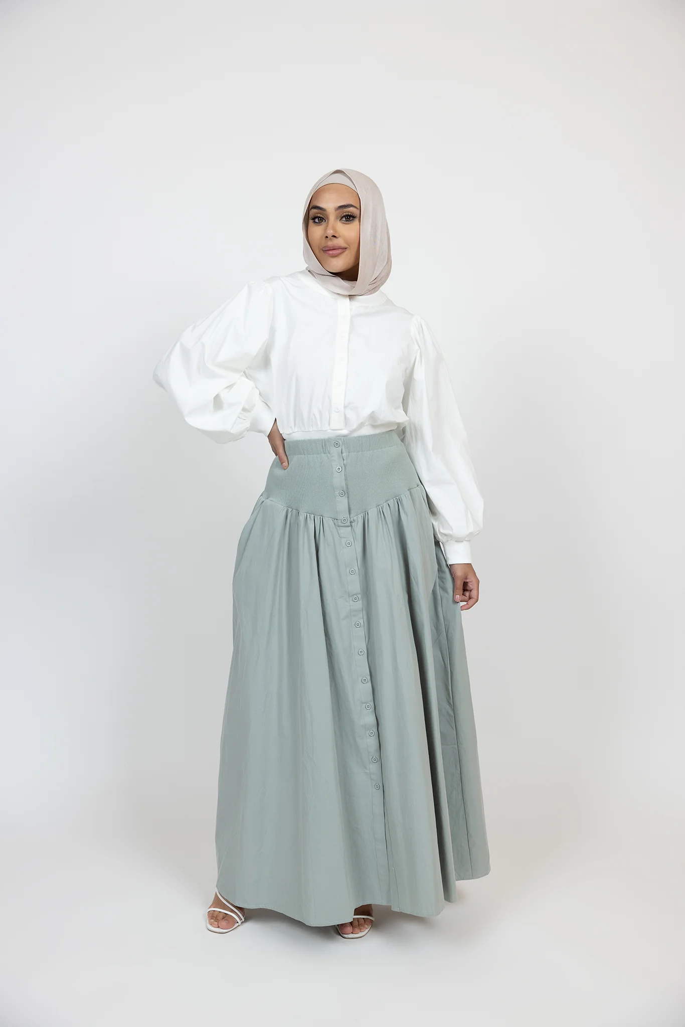 Rib Detailed Shirt - Image 13