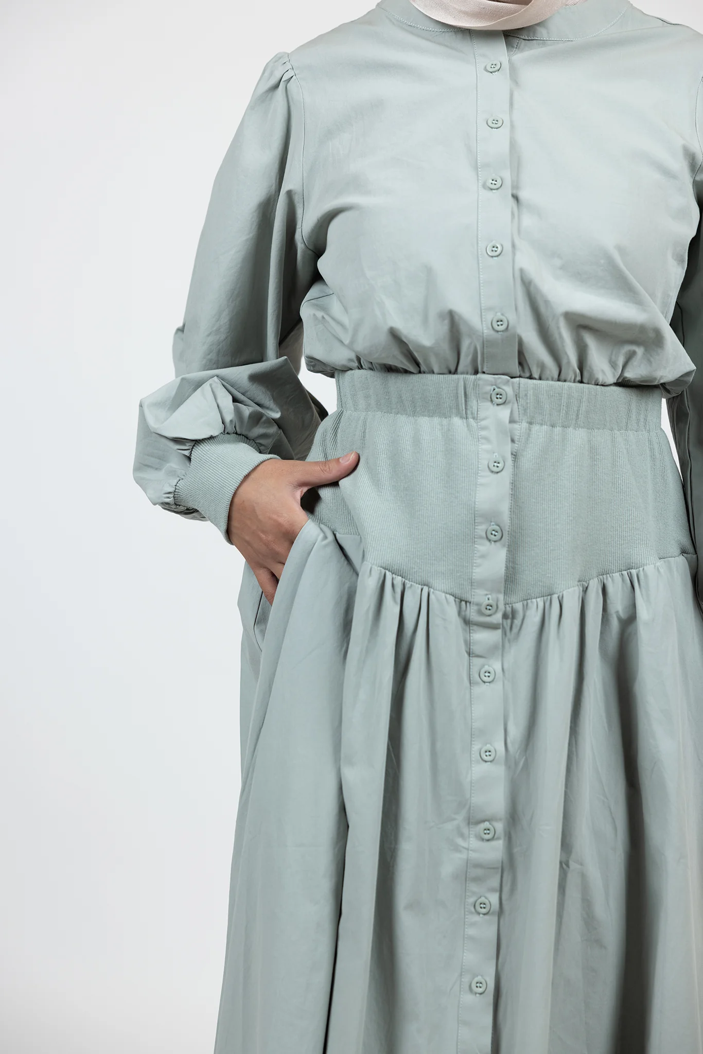 Rib Detailed Skirt - Image 7