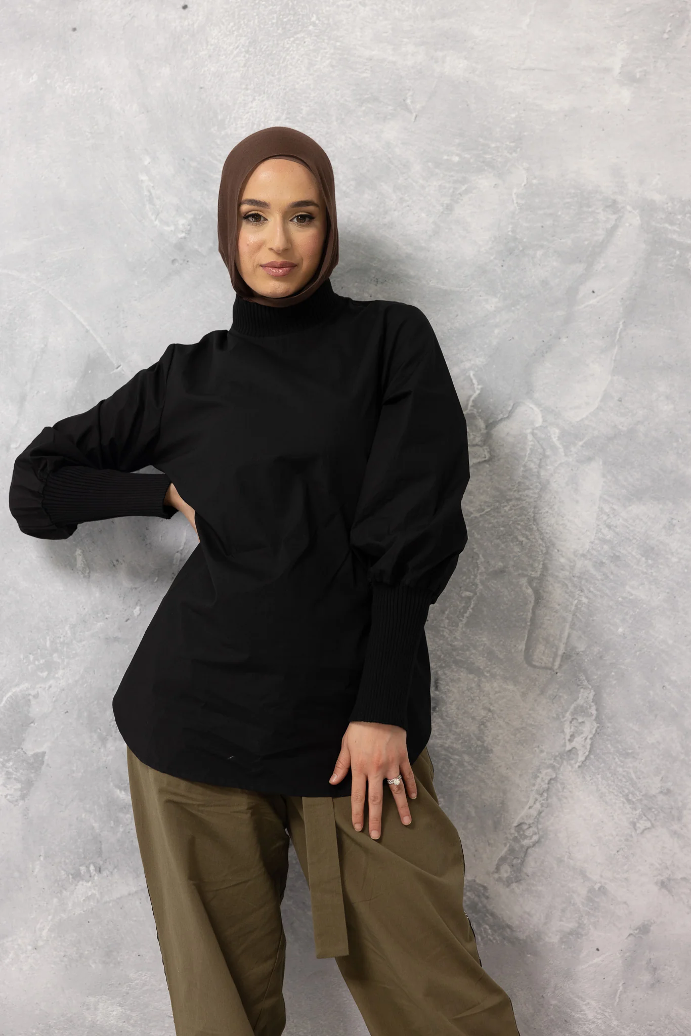 Rib Sleeve Leyah Top - Image 6