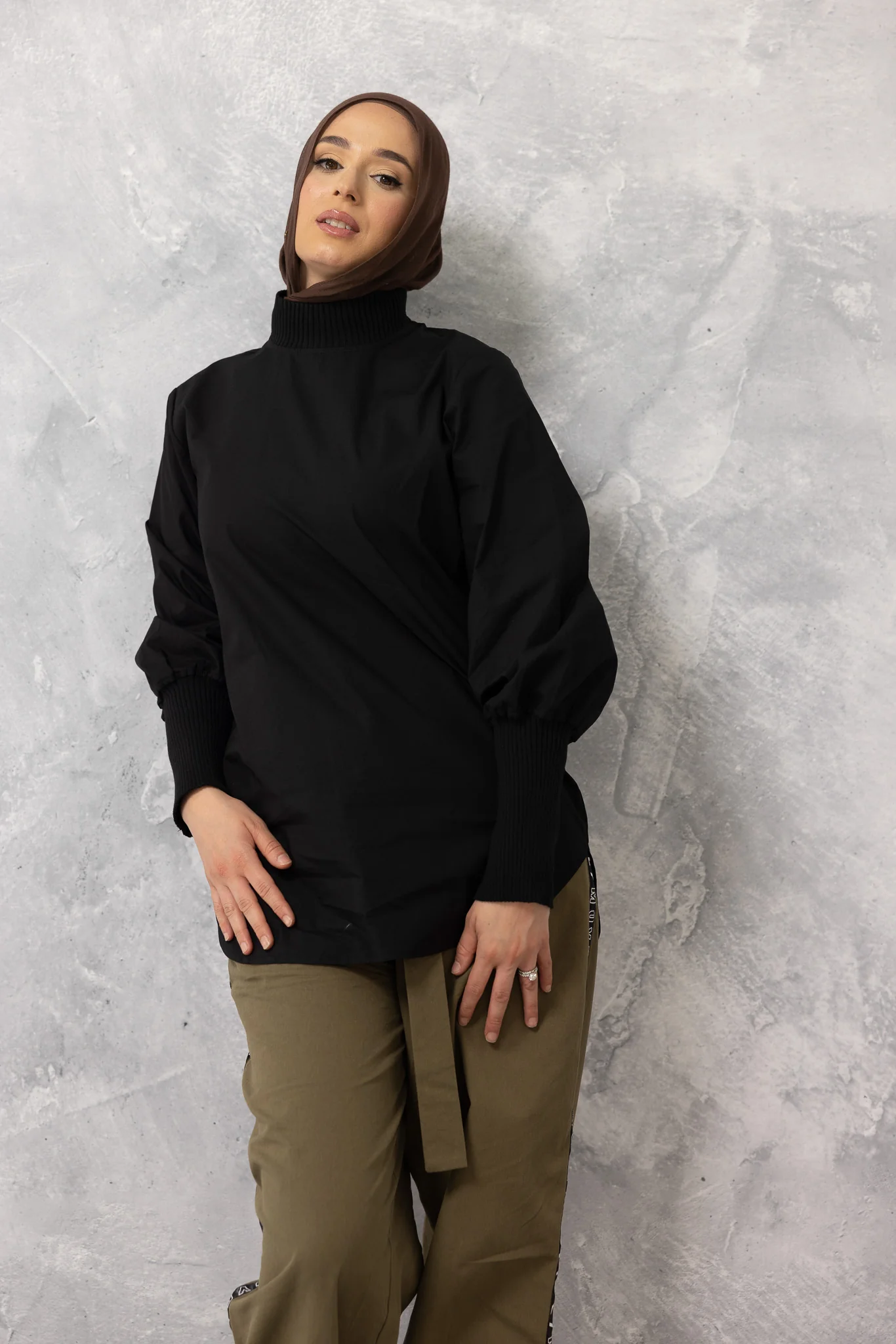 Rib Sleeve Leyah Top - Image 8
