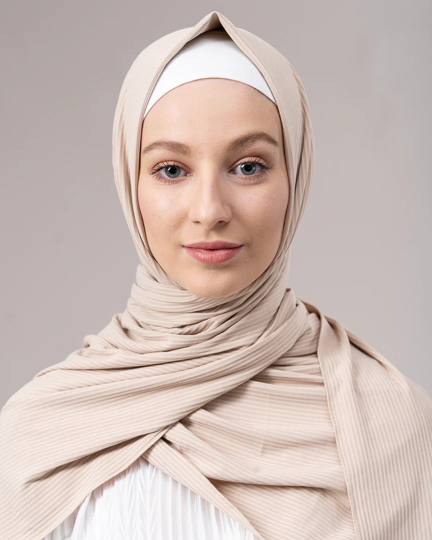 Ribbed Jersey Shawl - Light Shades - Image 10