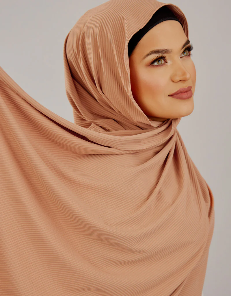Ribbed Jersey Shawl - Light Shades - Image 8