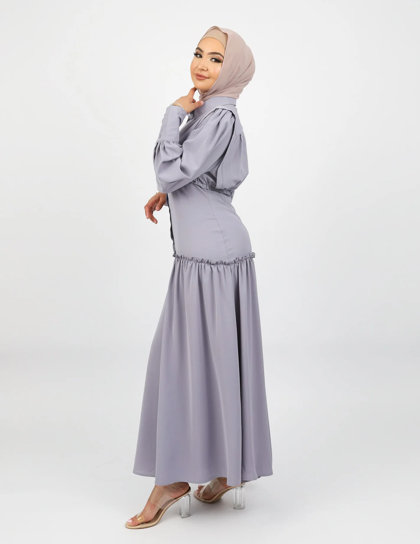 Riya Waist Detail Maxi Dress - Image 10