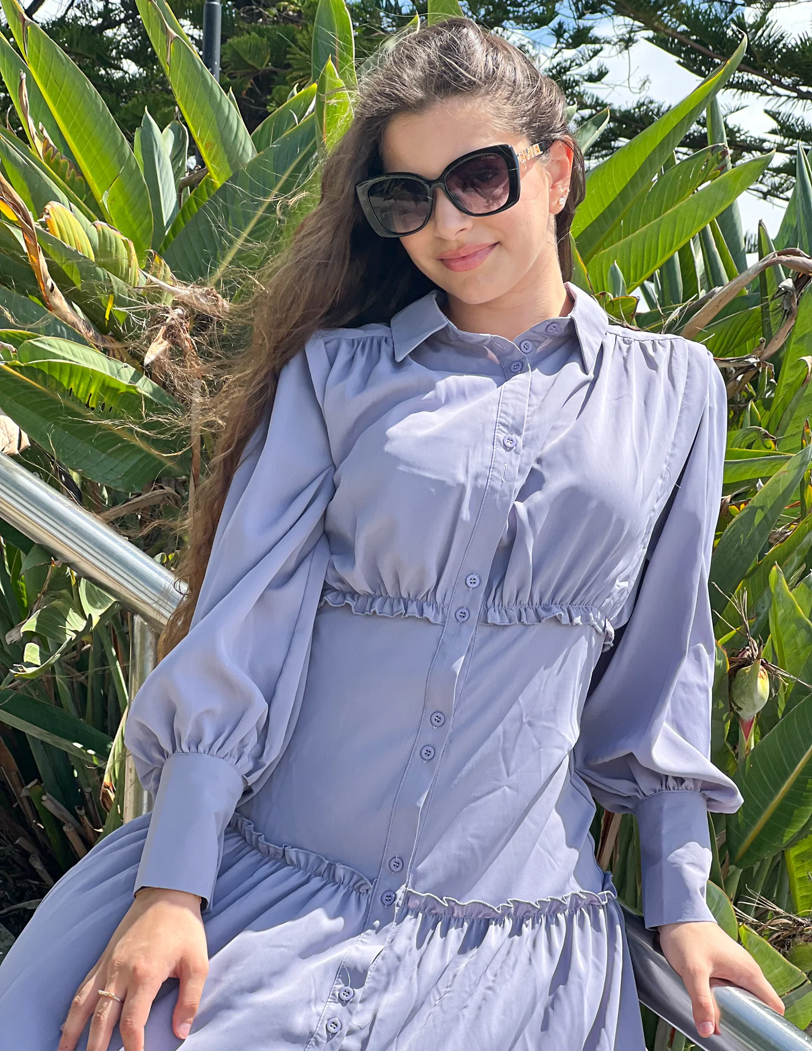 Riya Waist Detail Maxi Dress - Image 7