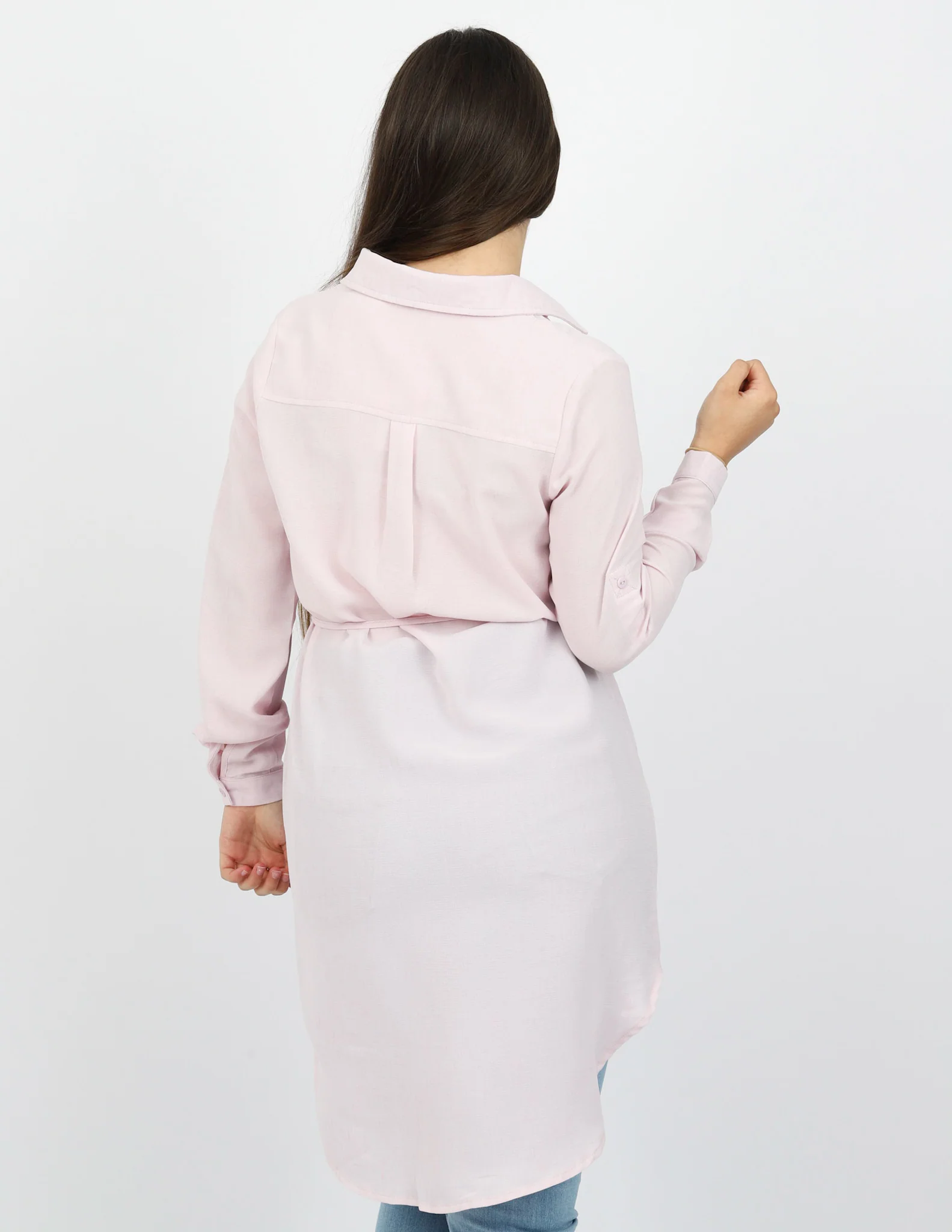 Roll Sleeve Loop Top - Light Shades - Image 23