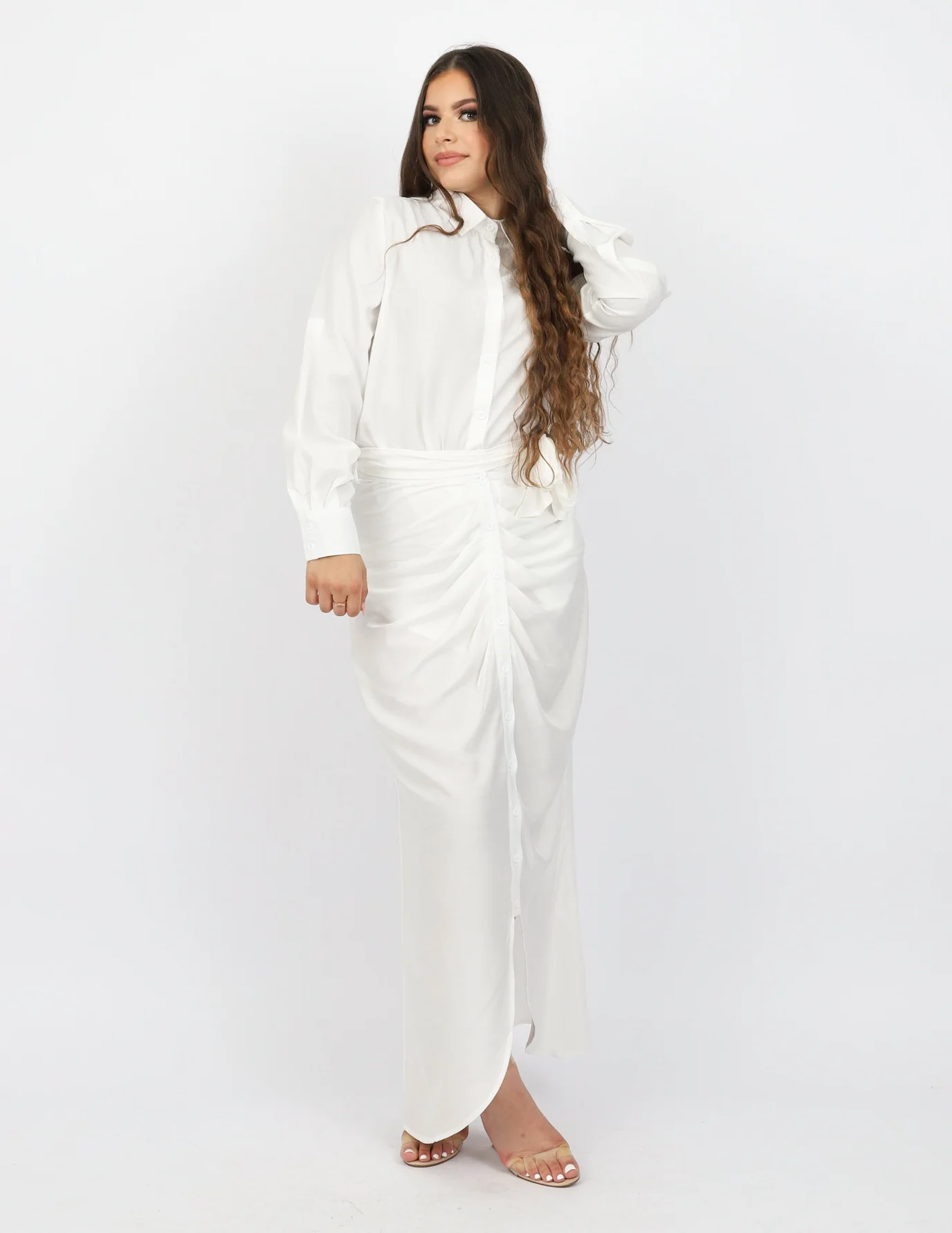 Rooj Front Button Skirt - Image 18