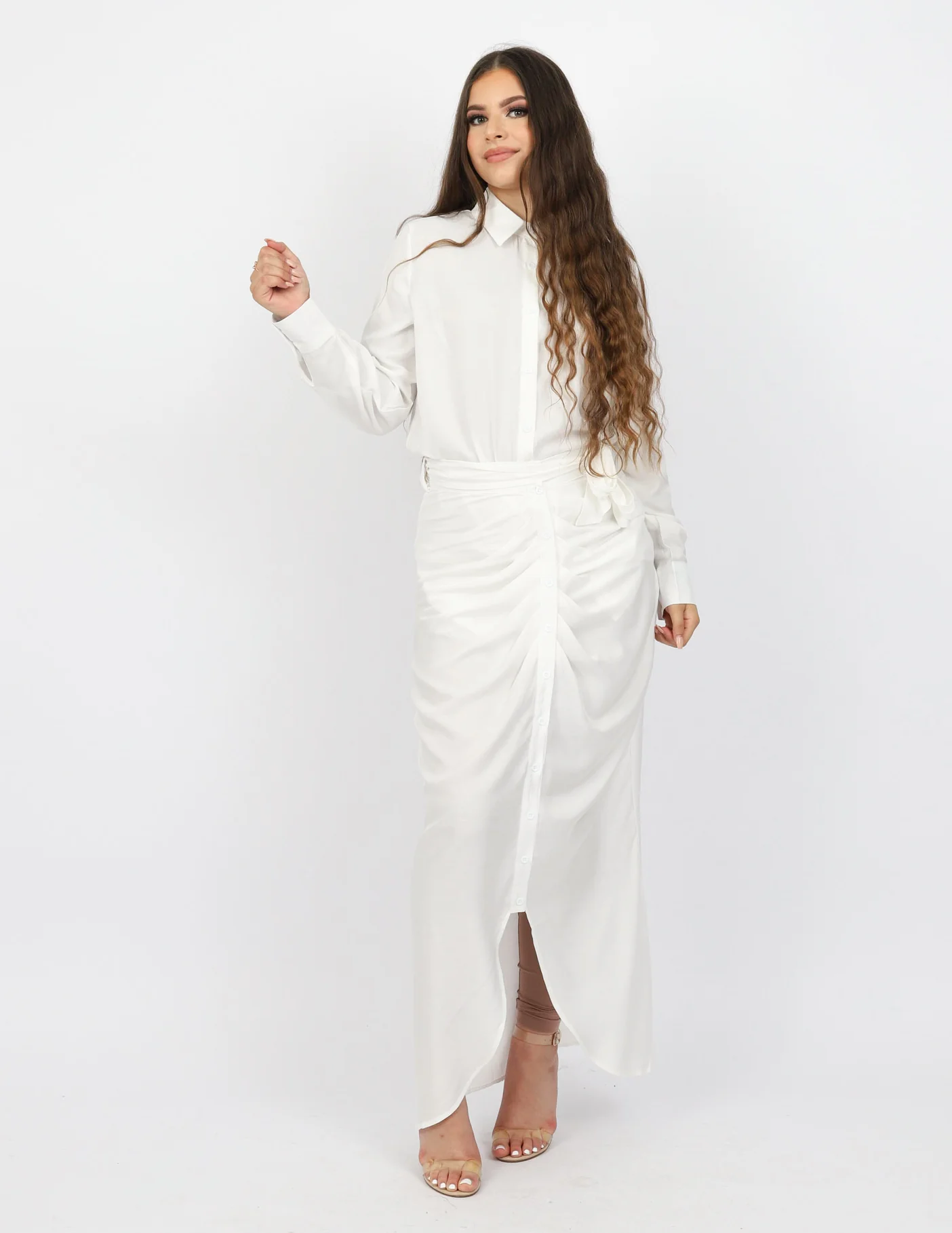 Rooj Front Button Skirt - Image 20
