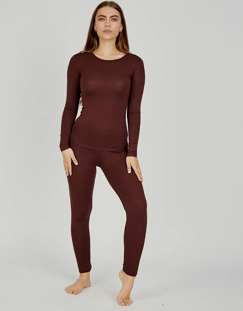 Round Neck Cotton Body Top - Dark Shades - Image 23