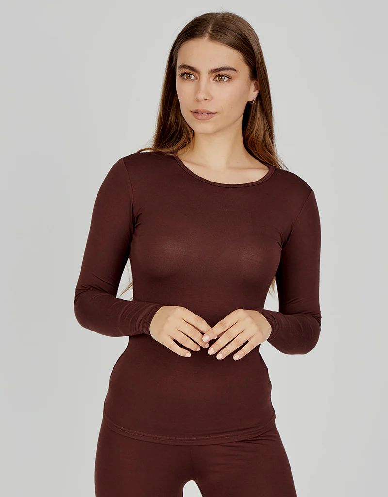 Round Neck Cotton Body Top - Dark Shades - Image 25