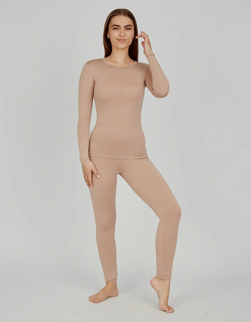Round Neck Cotton Body Top - Light Shades - Image 26