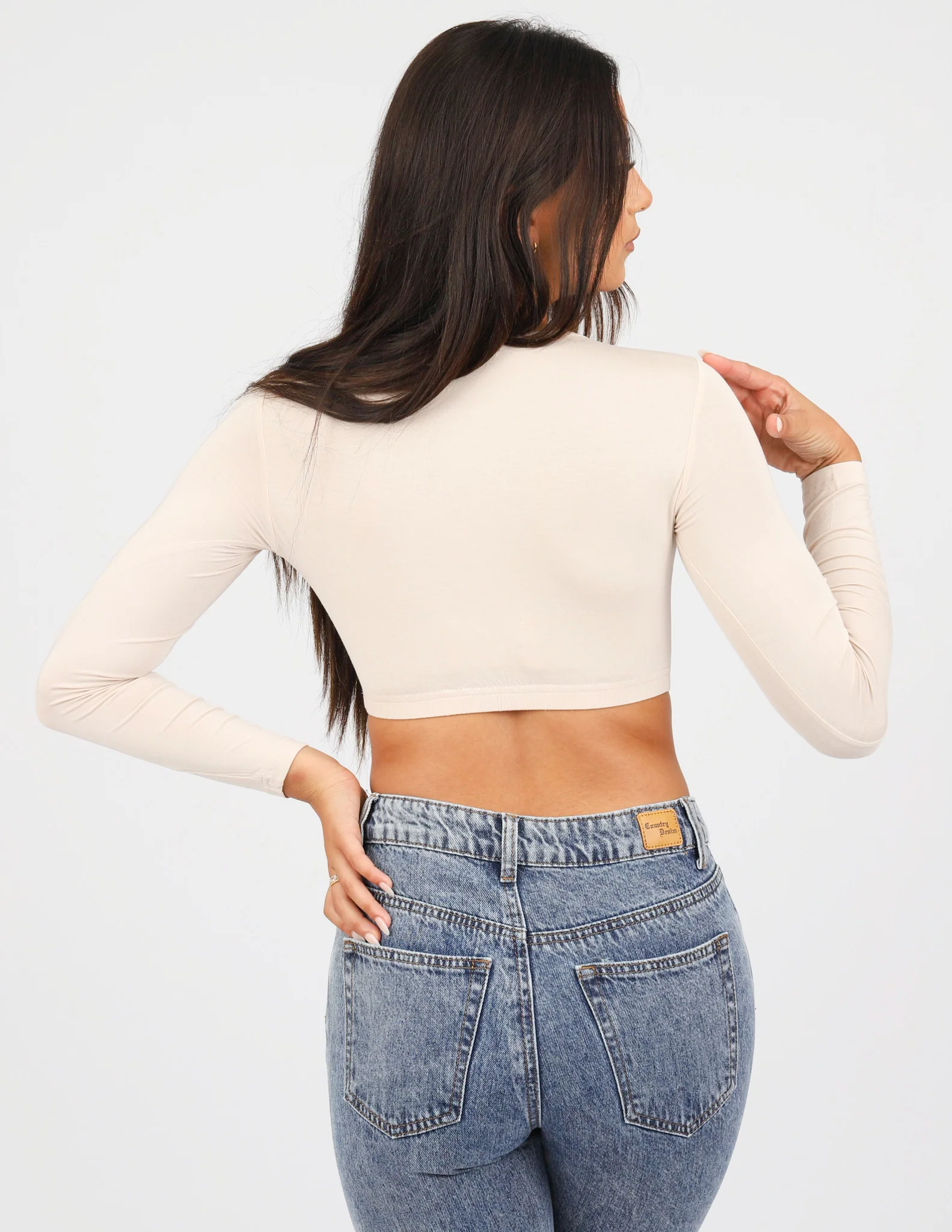 Round Neck Crop Body Top - Image 11