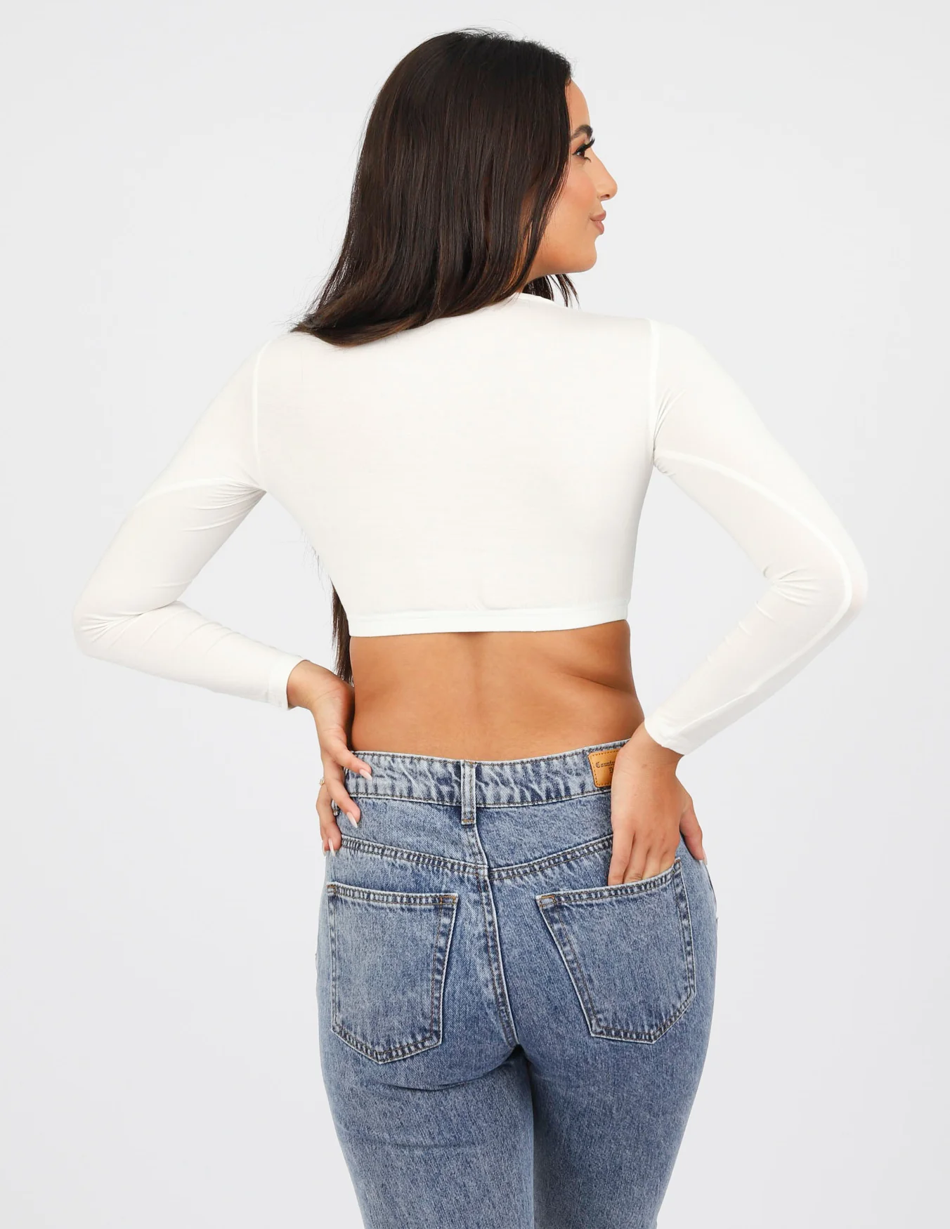 Round Neck Crop Body Top - Image 17