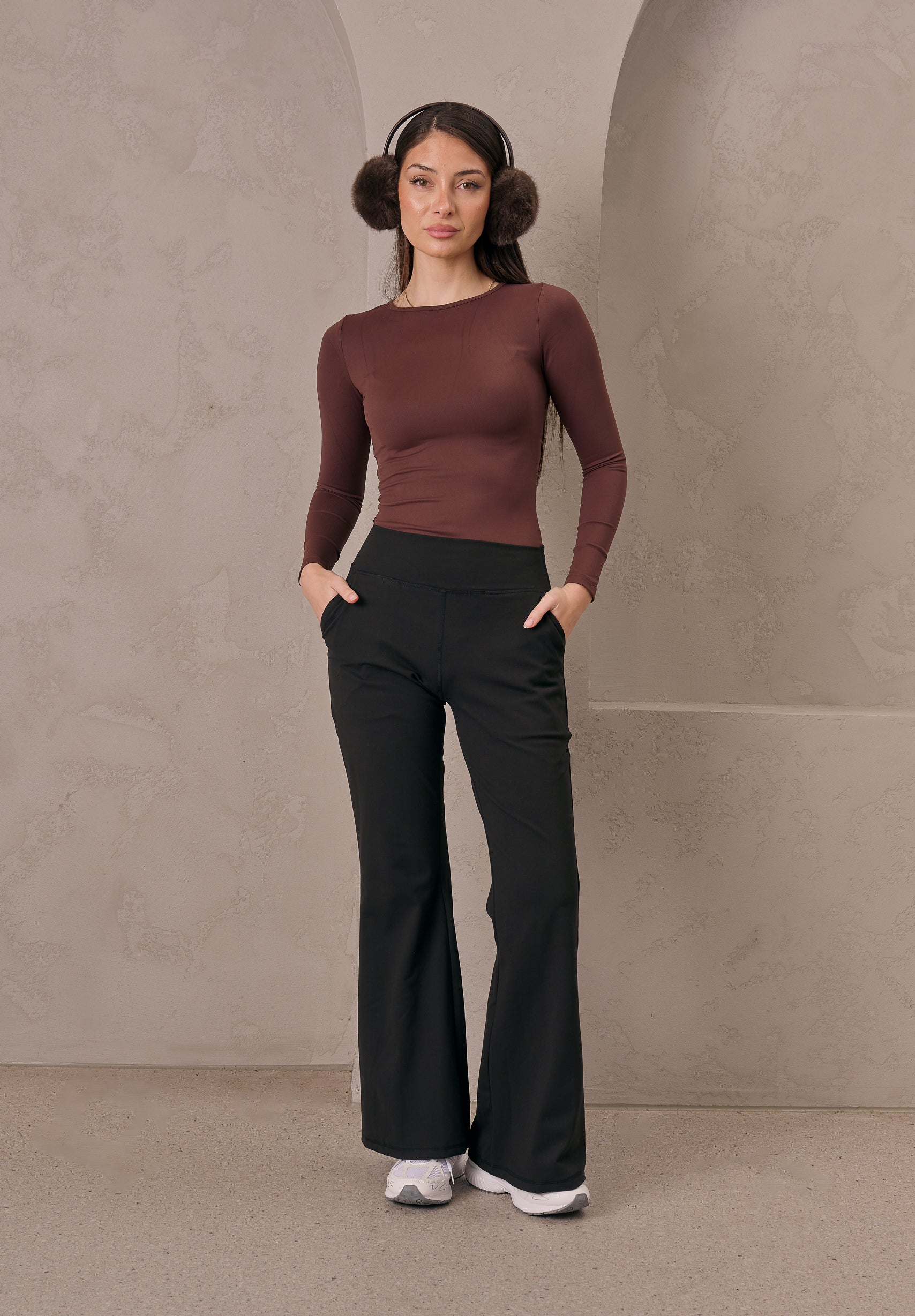 Round Neck Long Sleeve Body Suit - Image 2