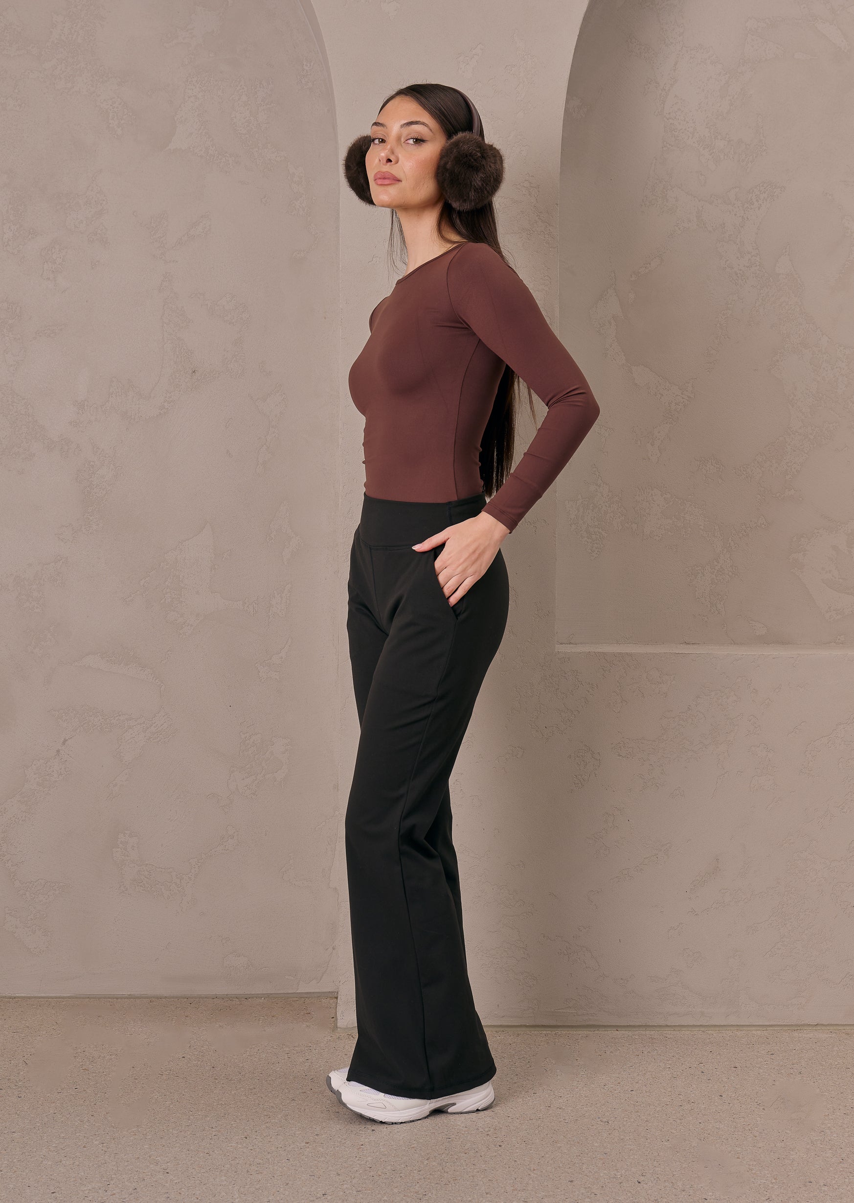 Round Neck Long Sleeve Body Suit - Image 4
