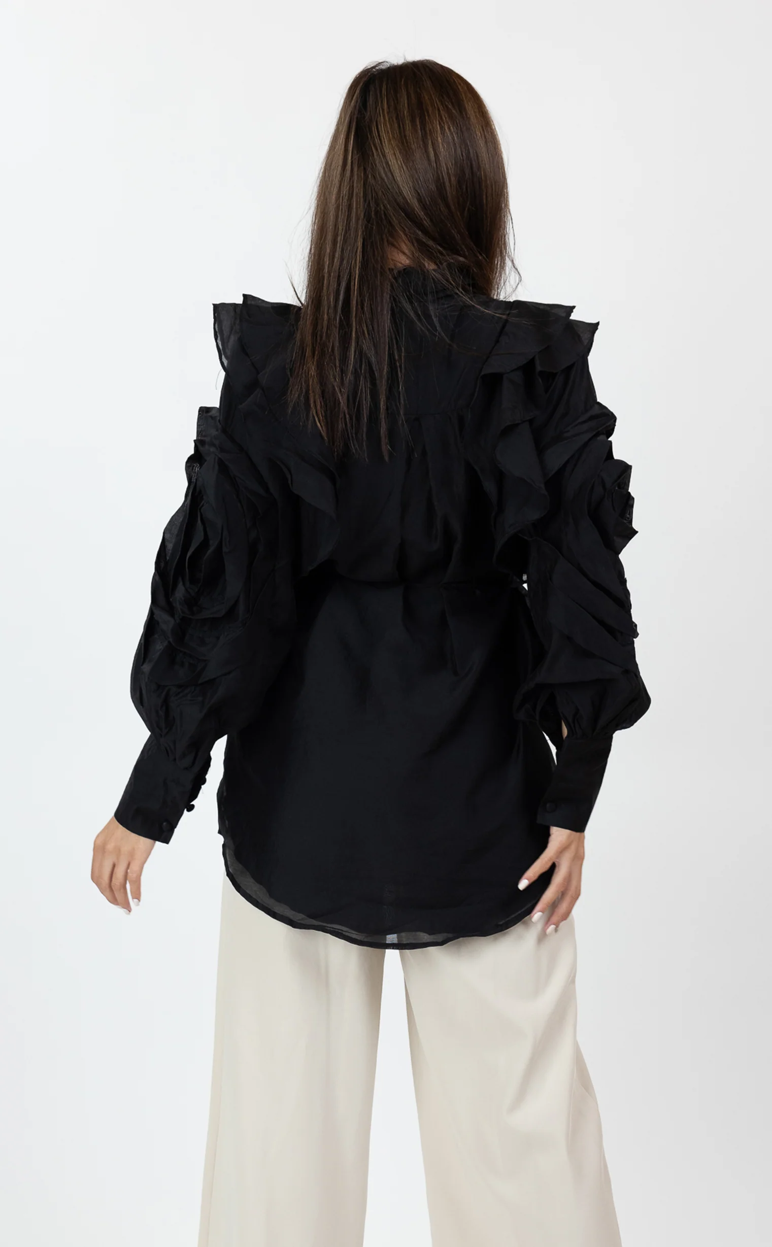 Ruffle Detail Shirt - Image 5
