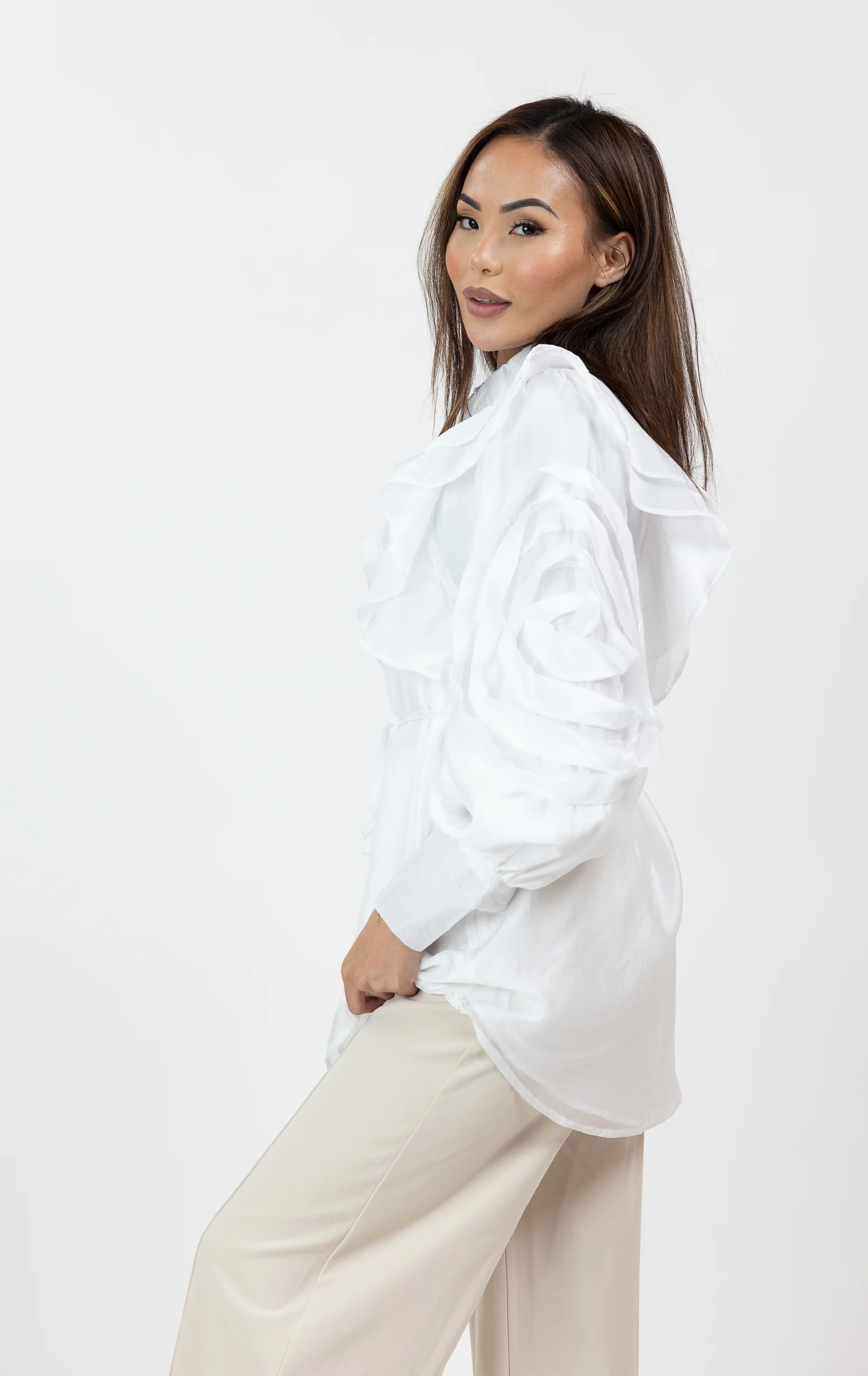 Ruffle Detail Shirt - Image 8