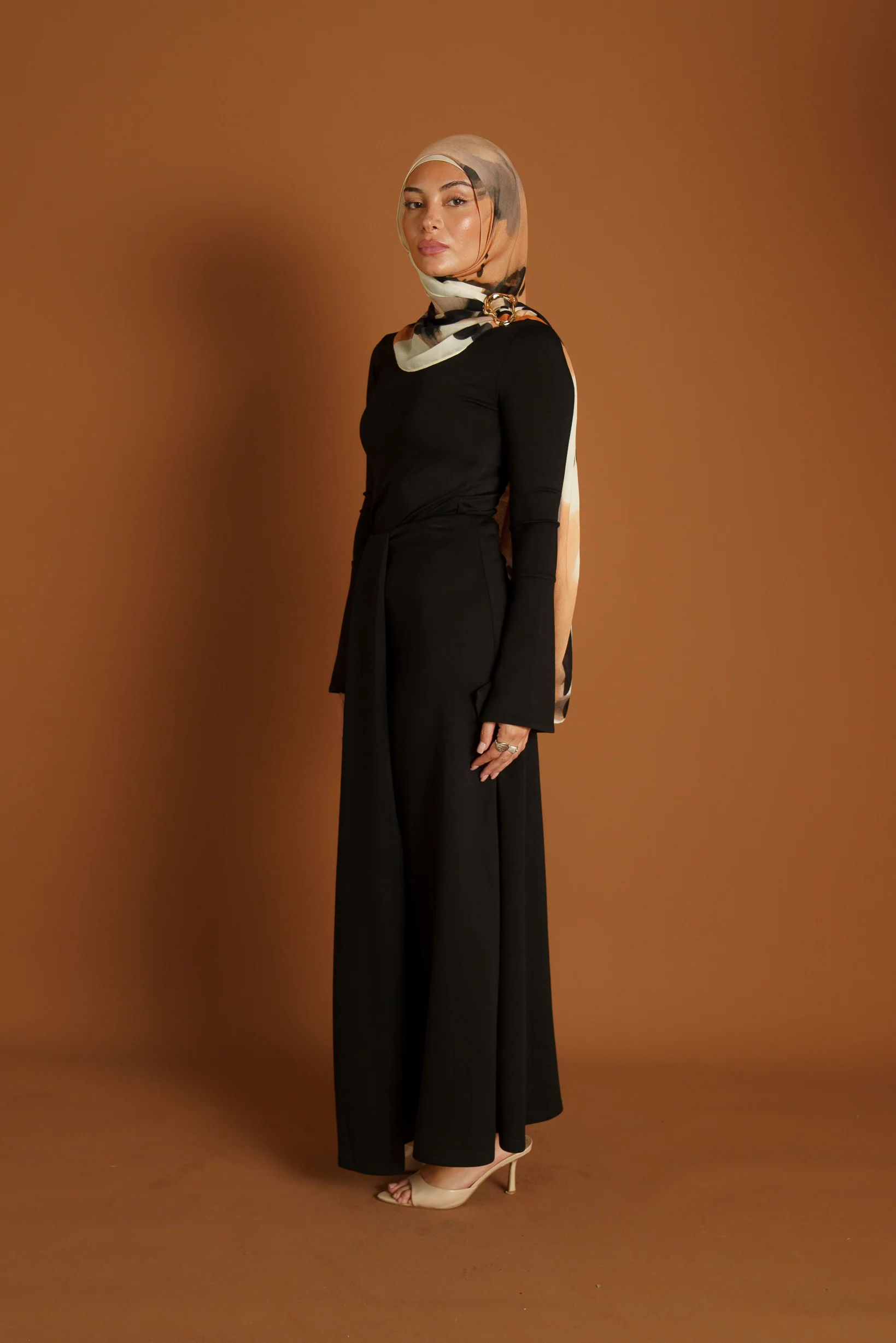 Runway Drape Front Skirt - Image 7