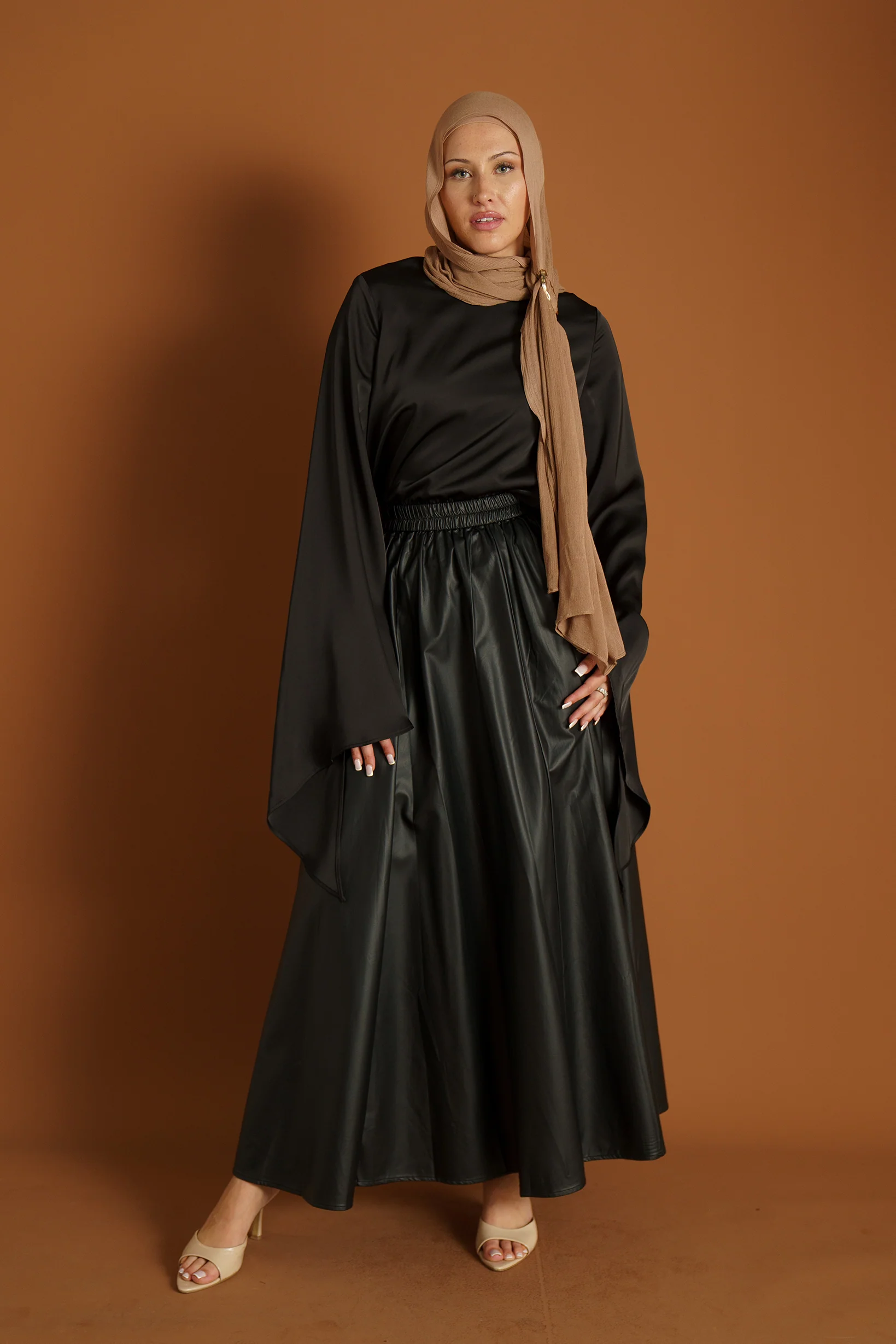 Runway Leather Skirt - Image 2