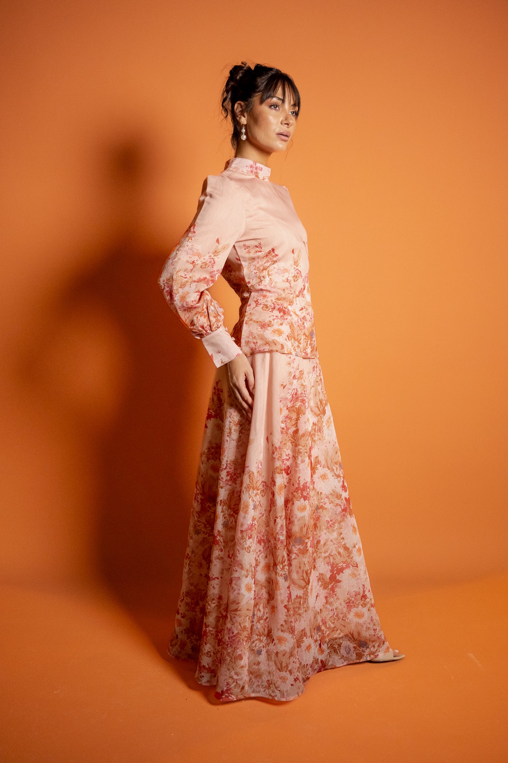 Runway Rimala Pink Brown Floral Bundle - Image 3