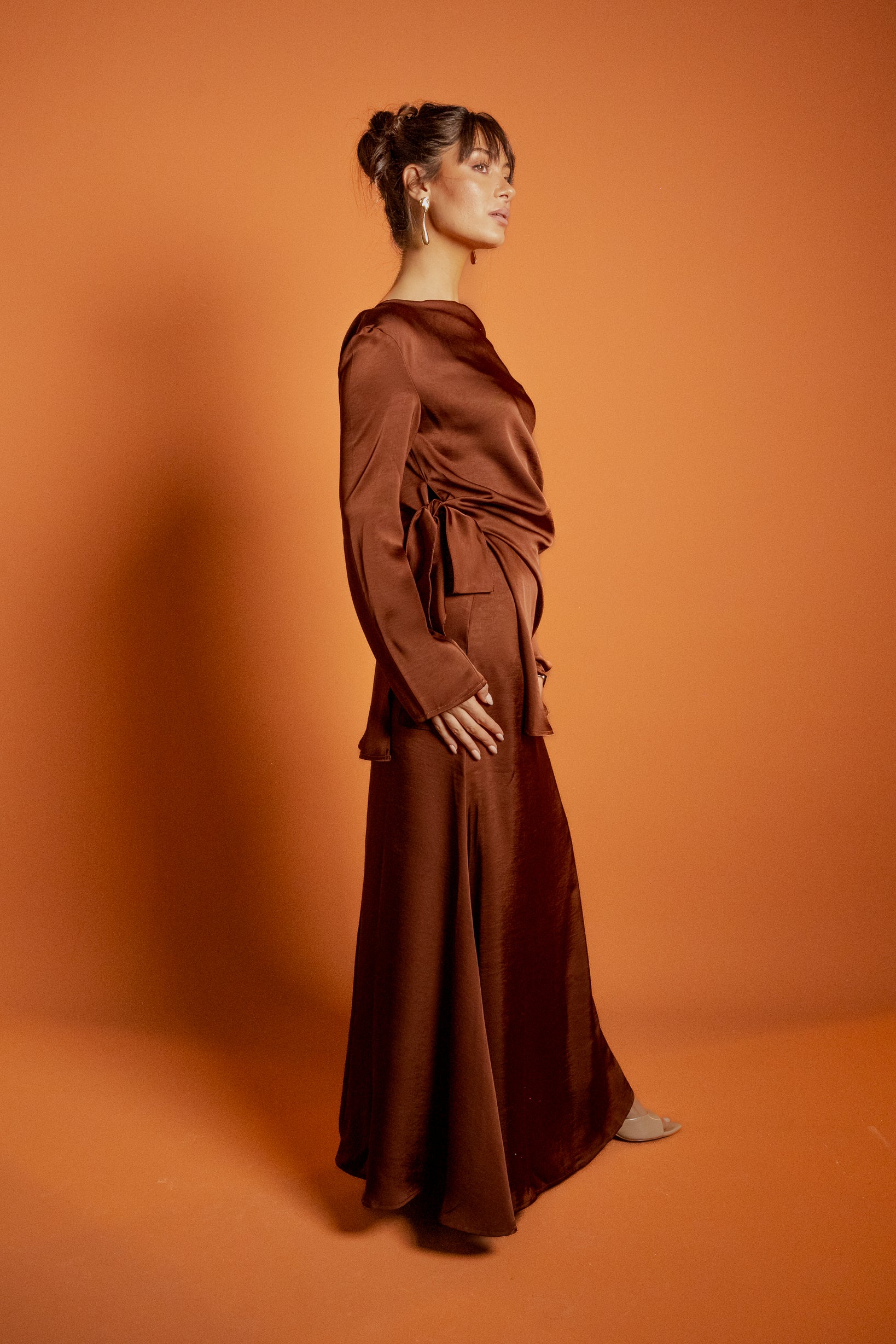 Runway Satin Sally Skirt - Image 3