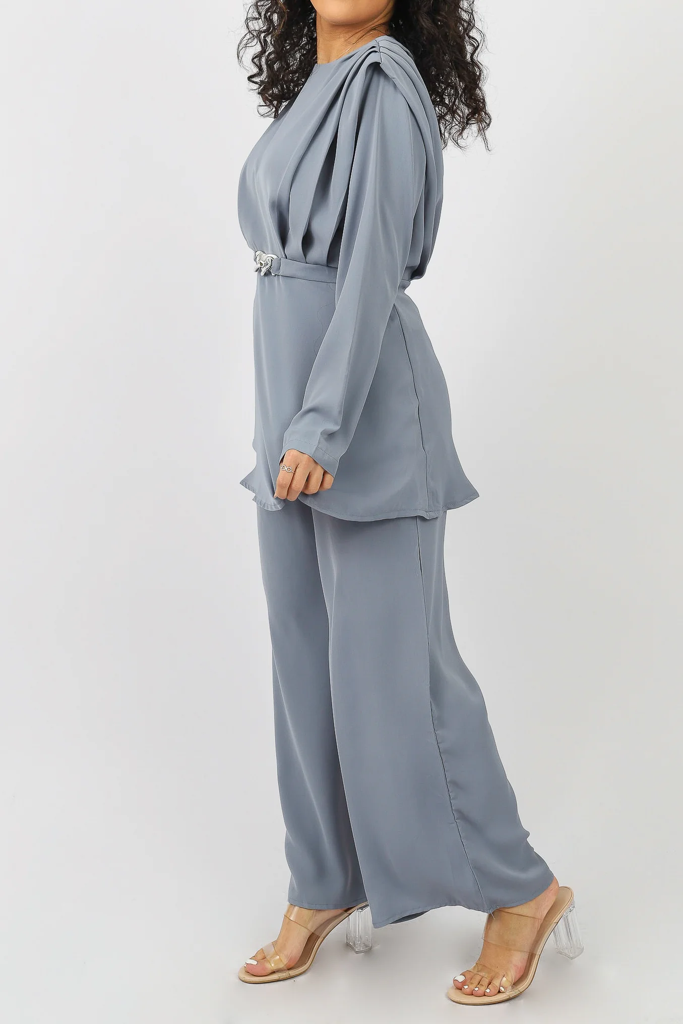 Satin Detailed Blouse - Image 13