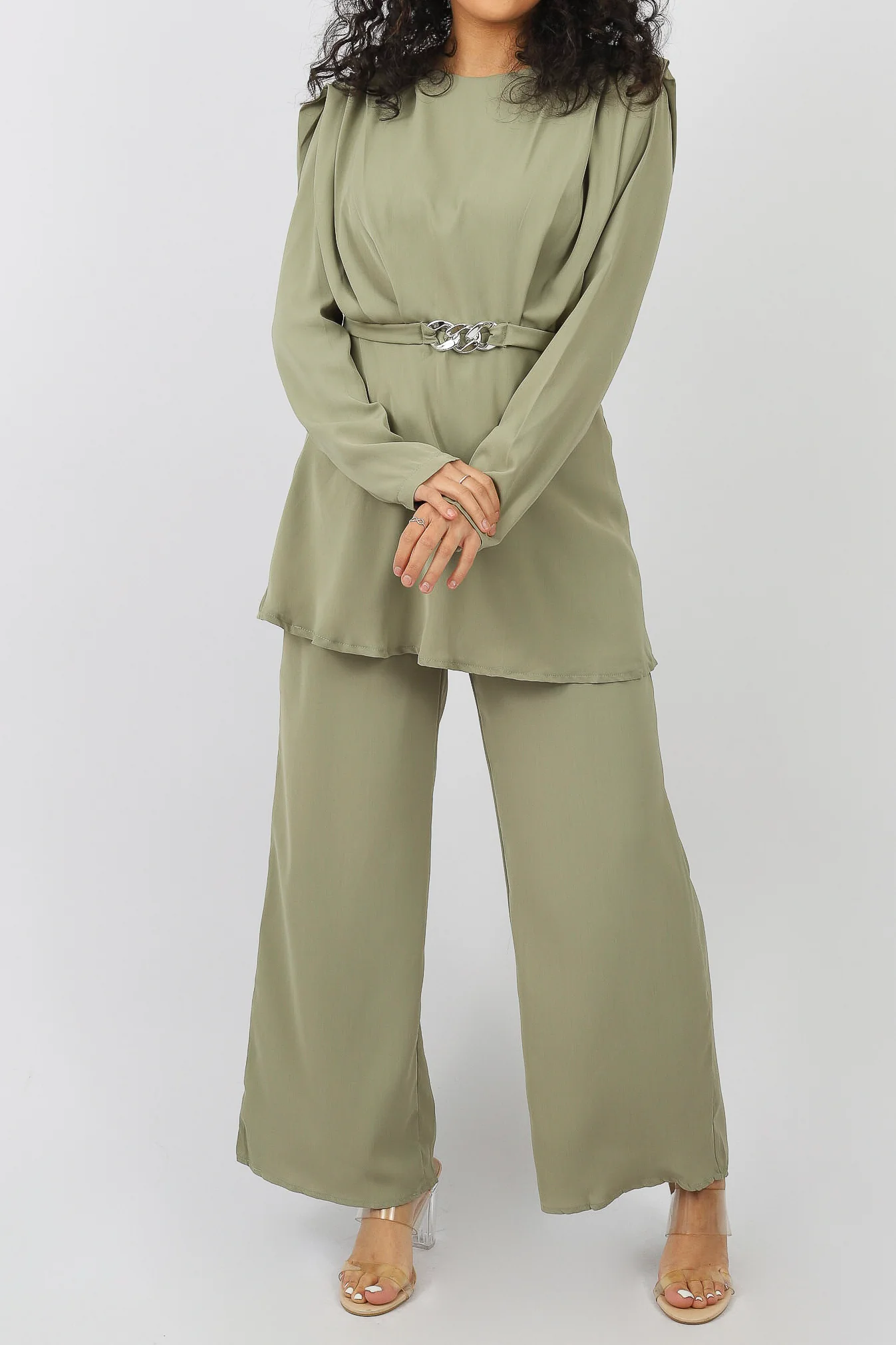 Satin Detailed Blouse - Image 17