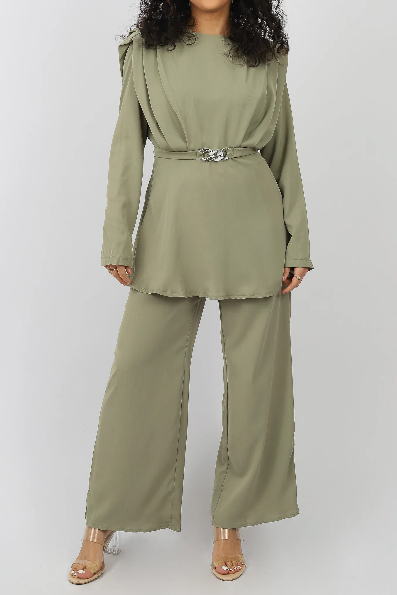 Satin Detailed Blouse - Image 18