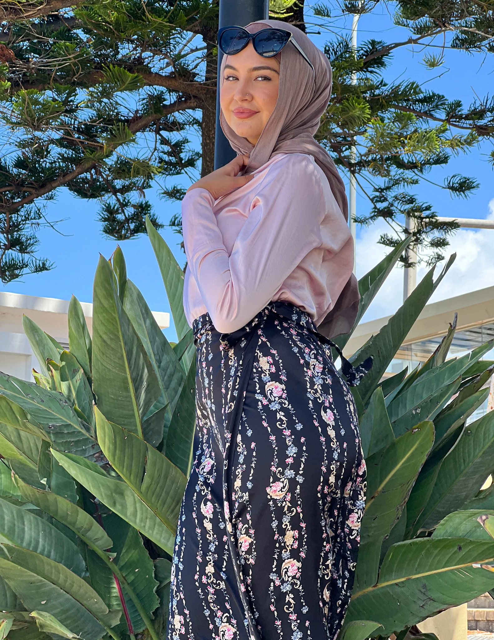 Satin Print Sarong - Image 2