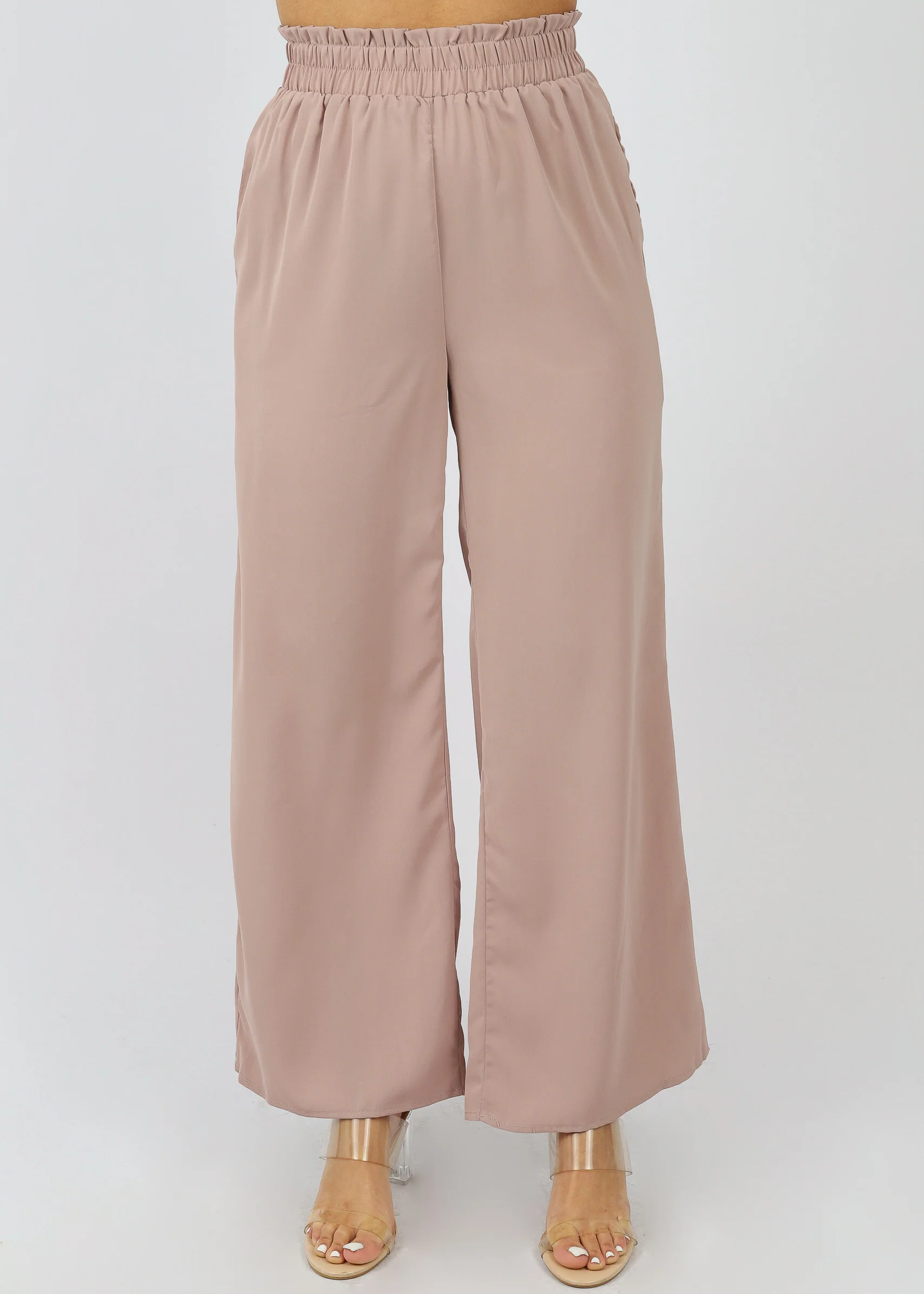 Satin Wide Leg Pants - Image 10