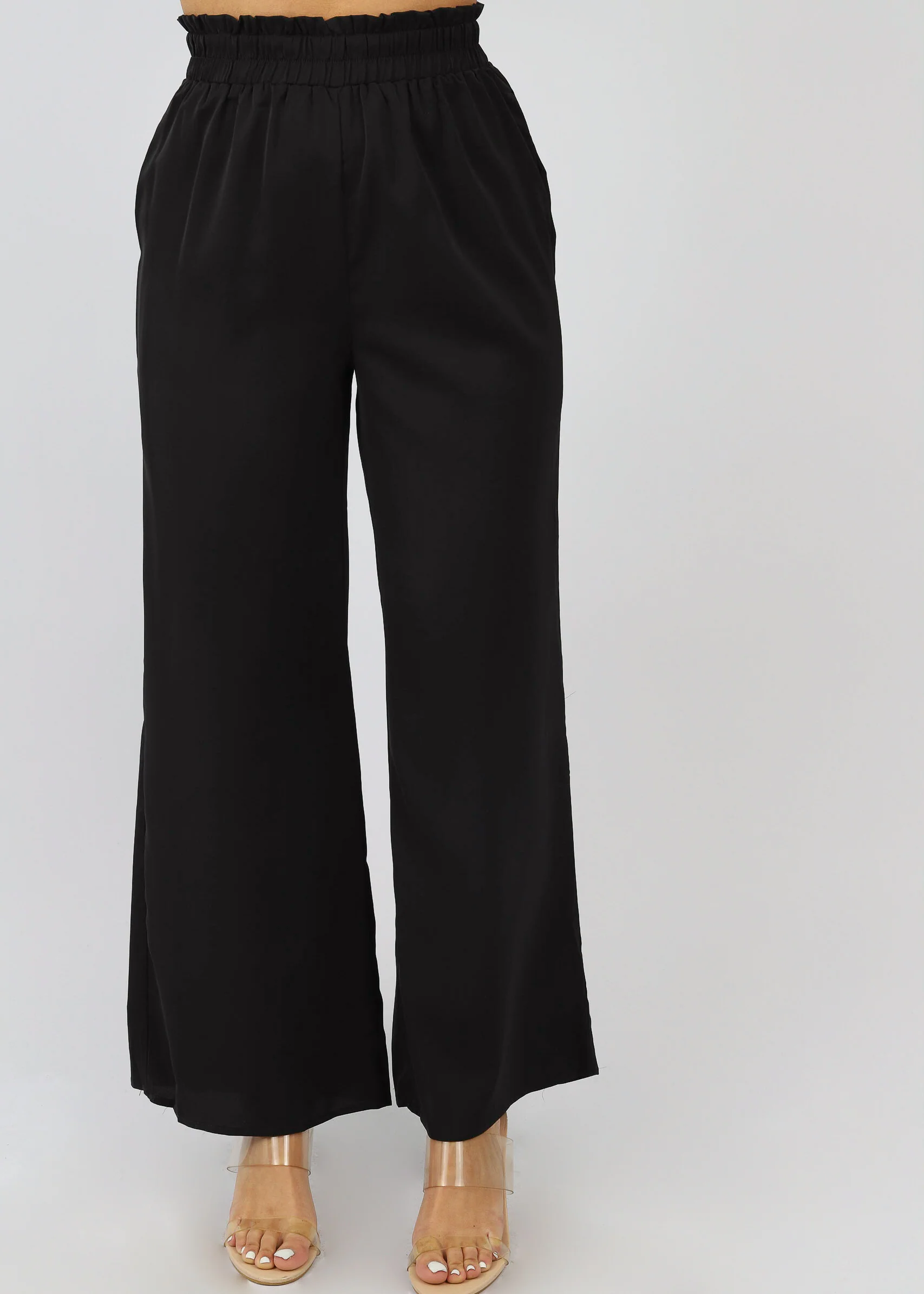 Satin Wide Leg Pants - Image 7
