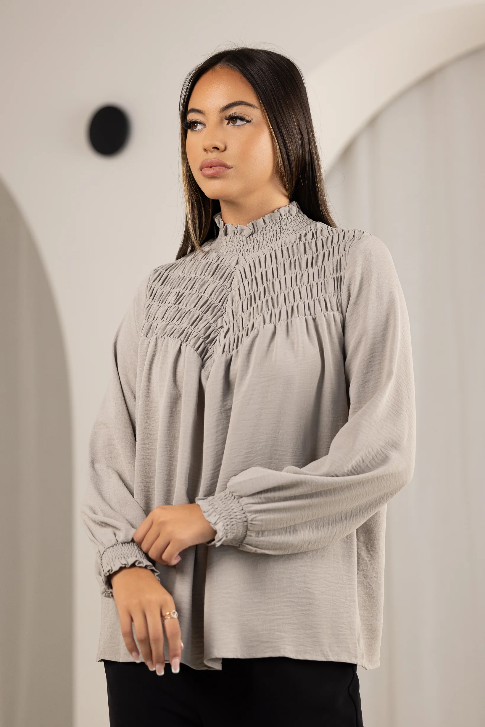 Scarlet Detailed Top - Image 12