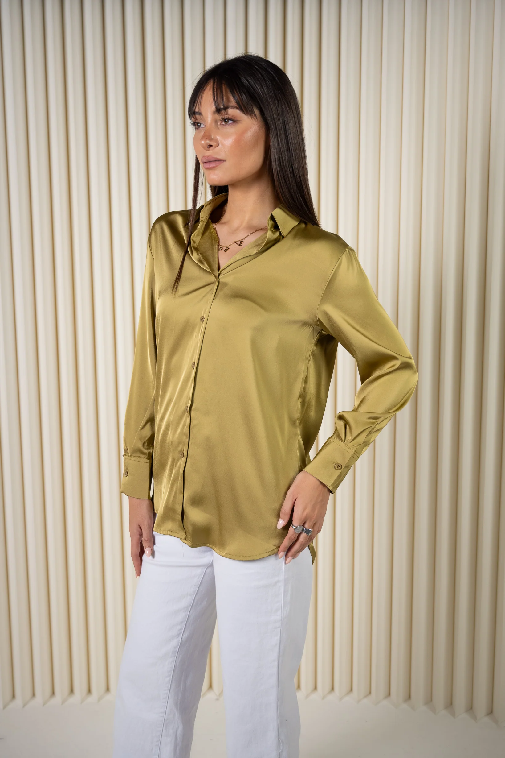 Sera Satin Shirt - Image 3