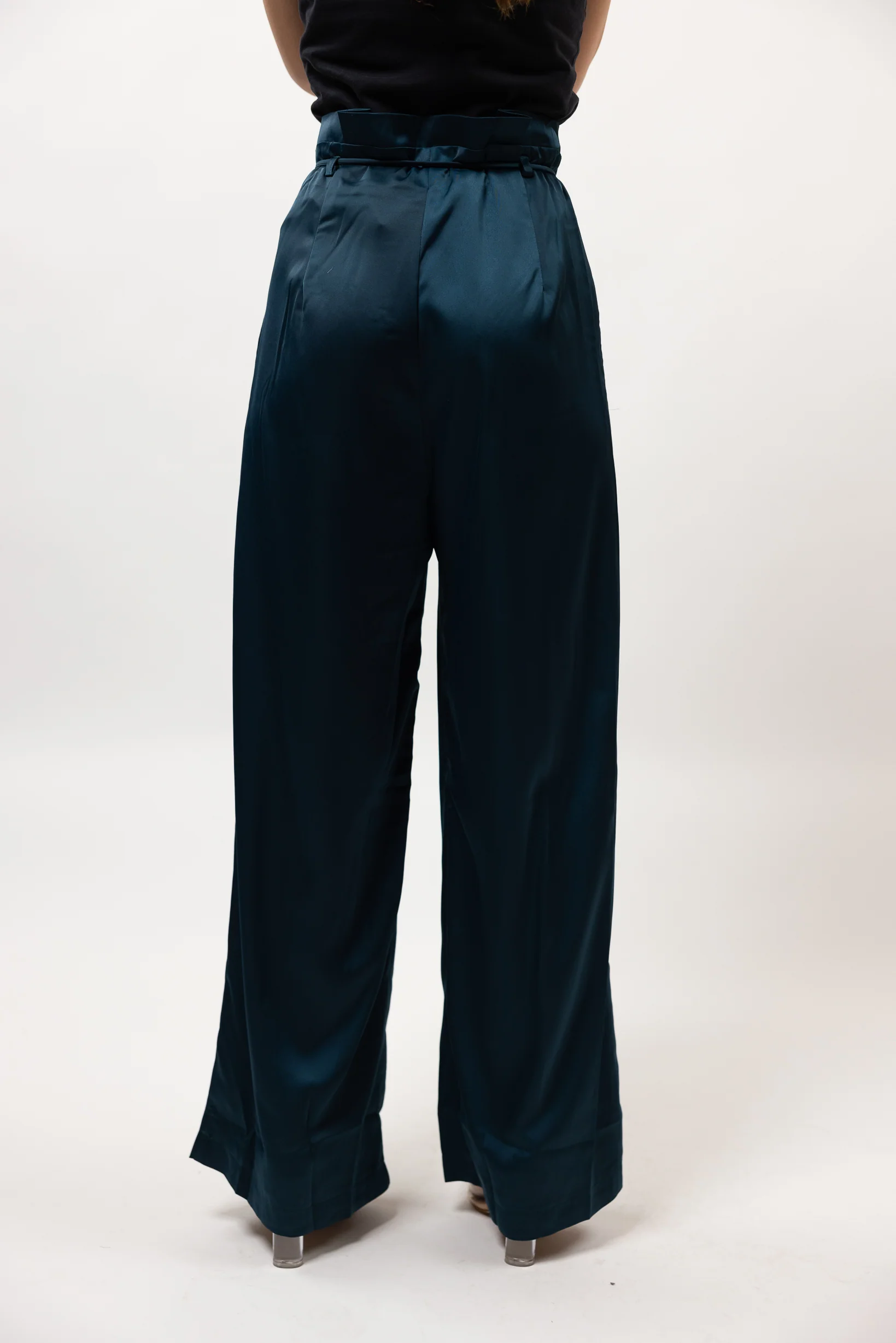 Sera Satin Wide Leg Pants - Image 8