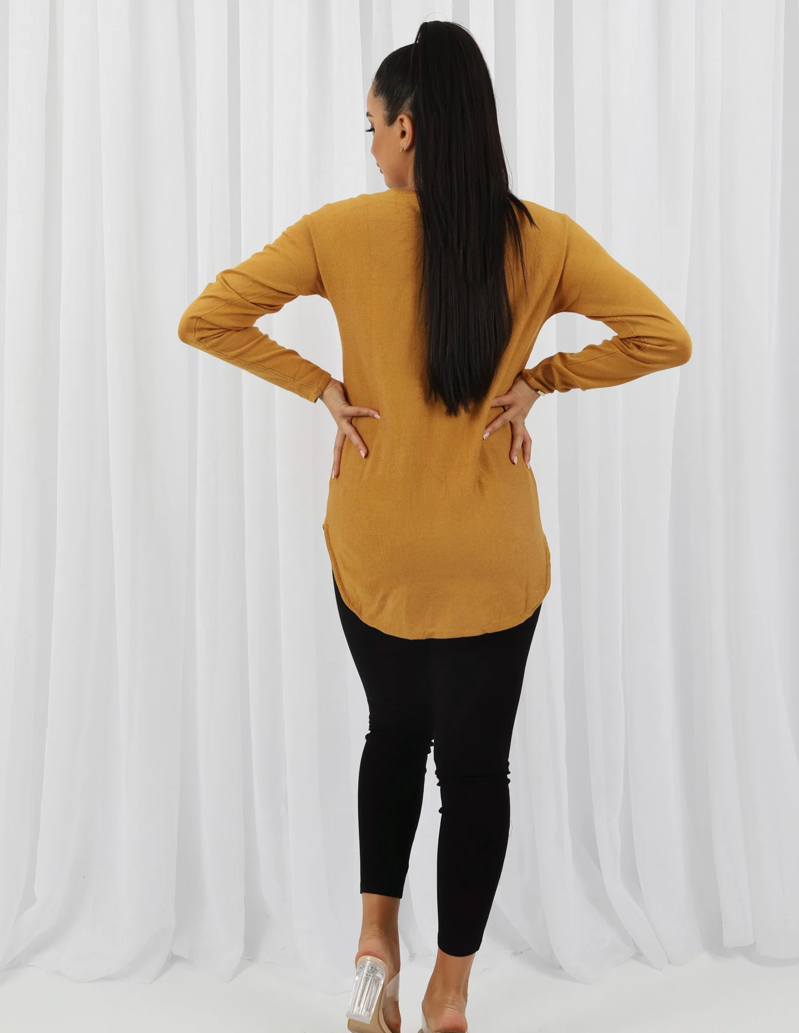 Short Knit Loop Top - Light Shades - Image 10