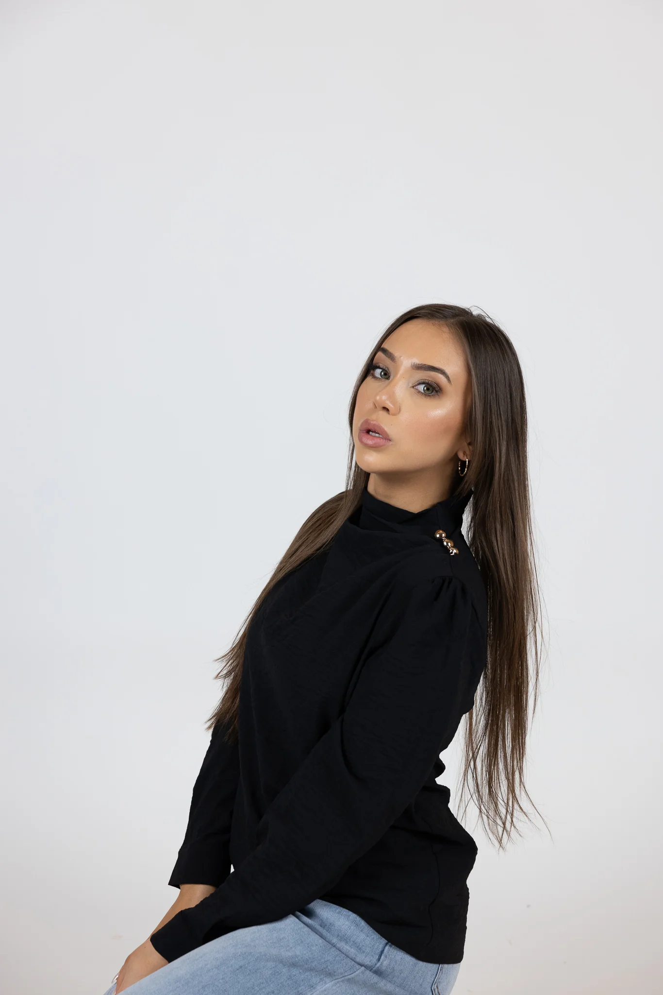 Shoulder Button Blouse - Image 7