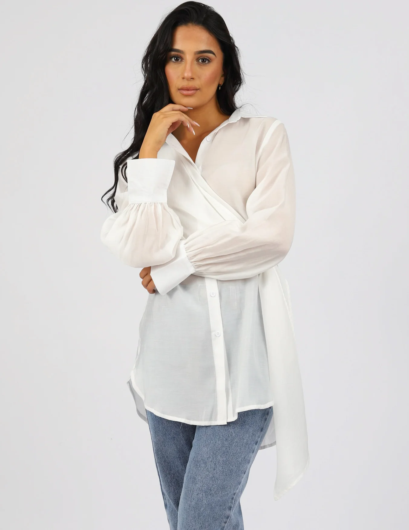 Escape Side Knot Shirt - Image 8