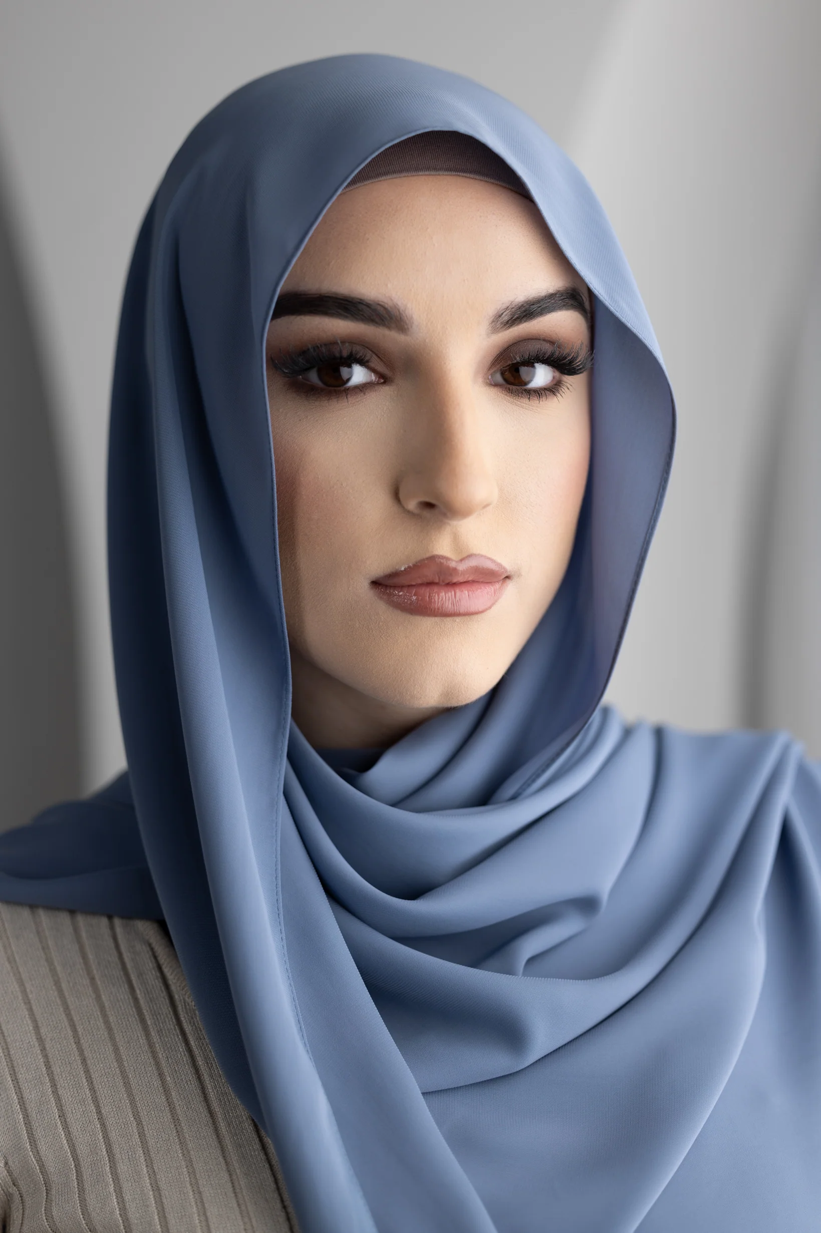 Silky Chiffon Shawl - Image 6