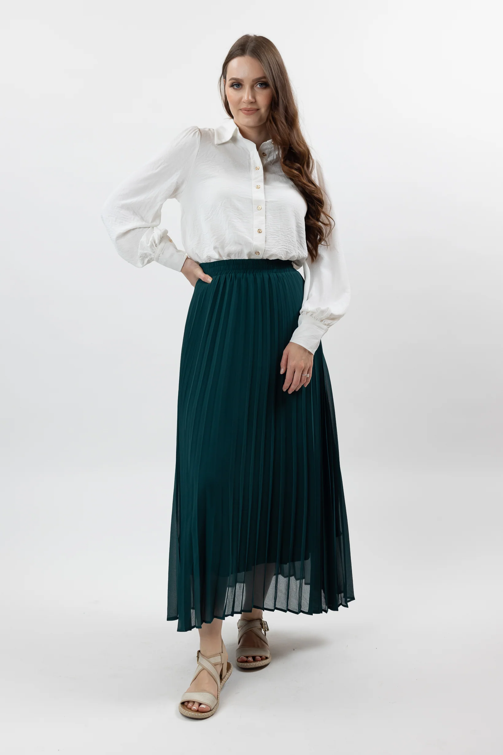 Skirt Lined and Pleated - Image 6
