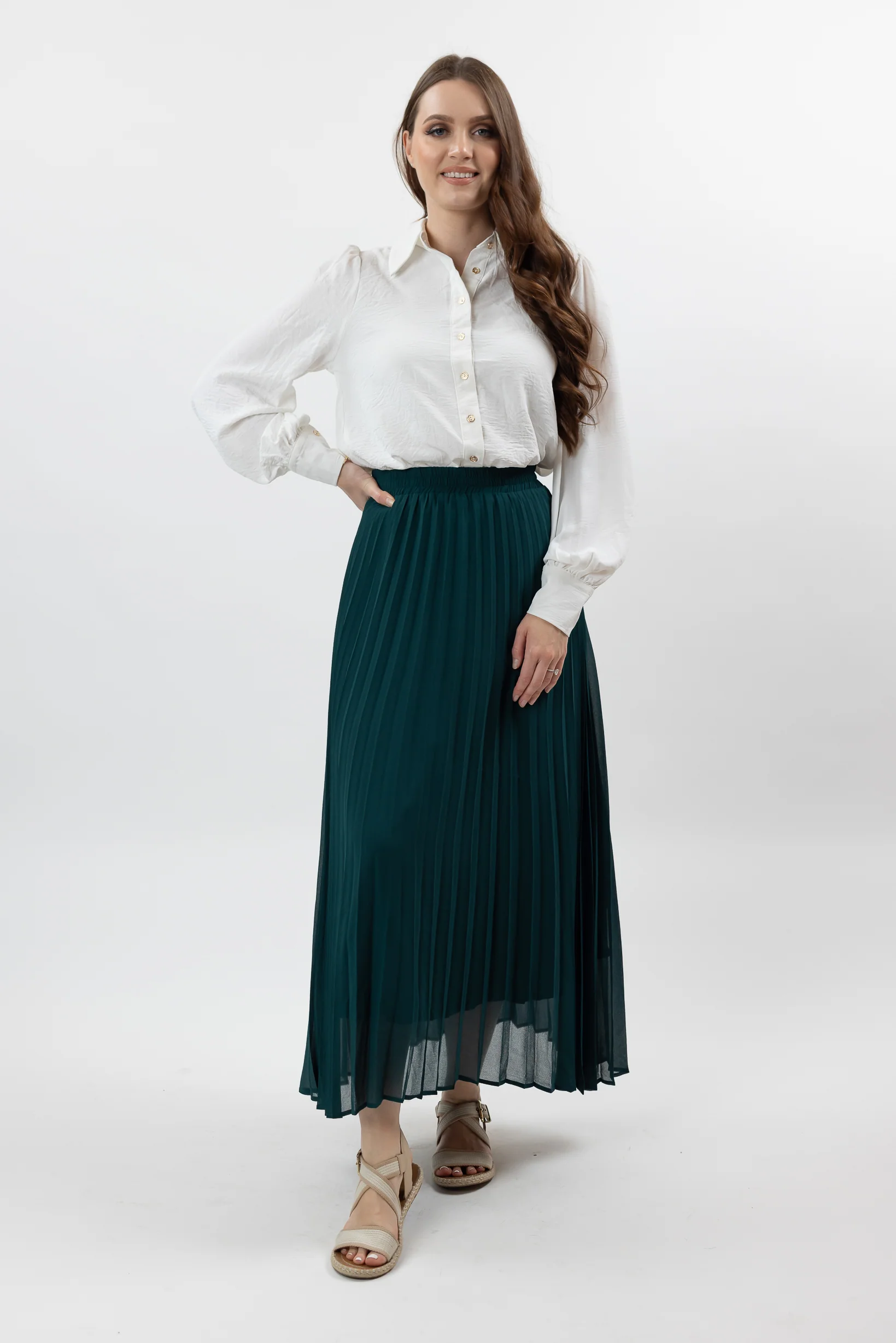 Skirt Lined and Pleated - Image 9