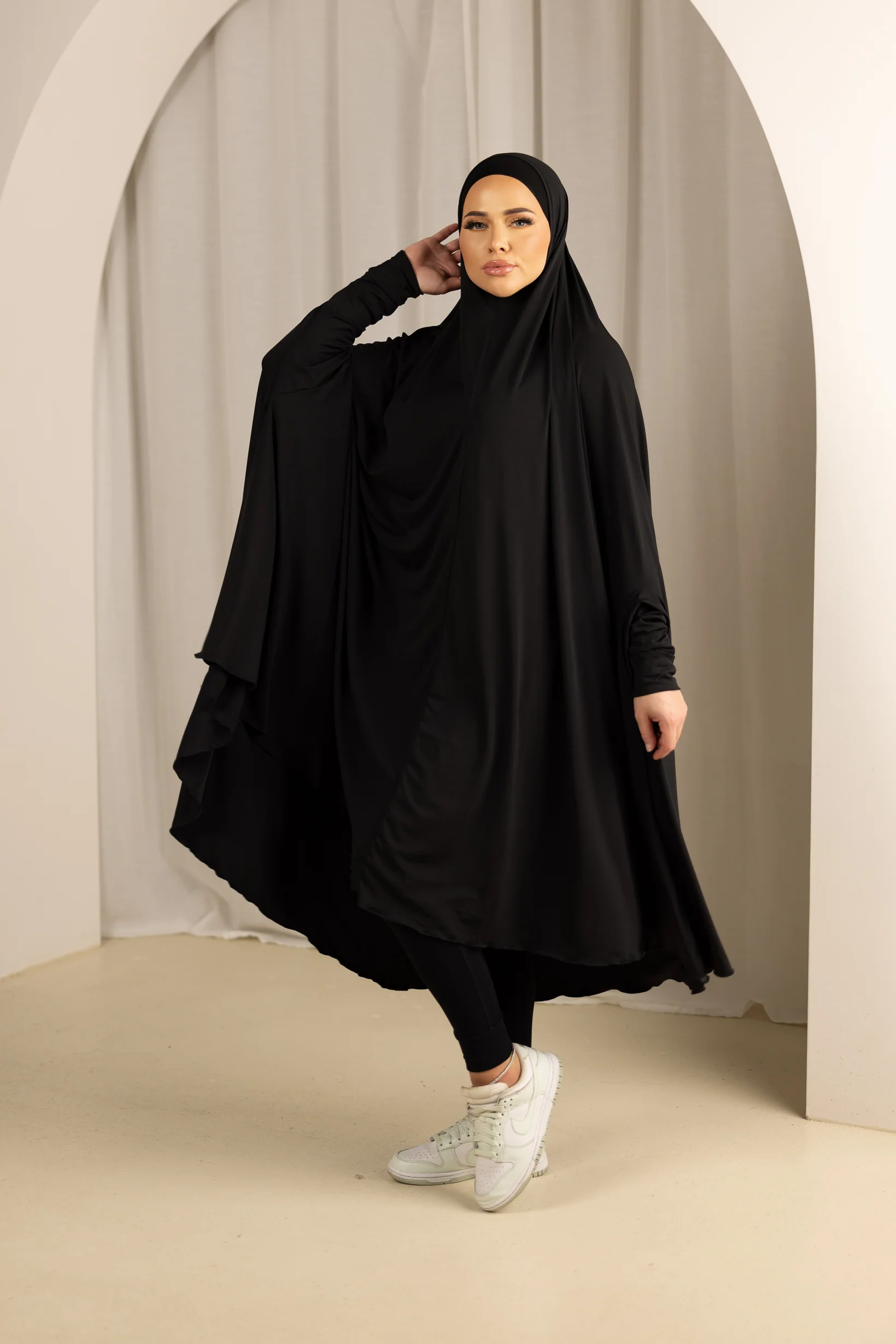 Sleeve Jilbab Smooth Fit - Shades of Black