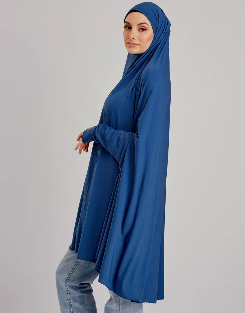 Sleeve Jilbab Smooth Fit - Shades of Blue - Image 11