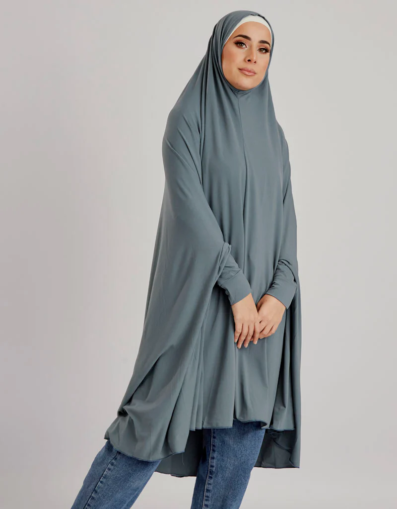 Sleeve Jilbab Smooth Fit - Shades of Blue - Image 7