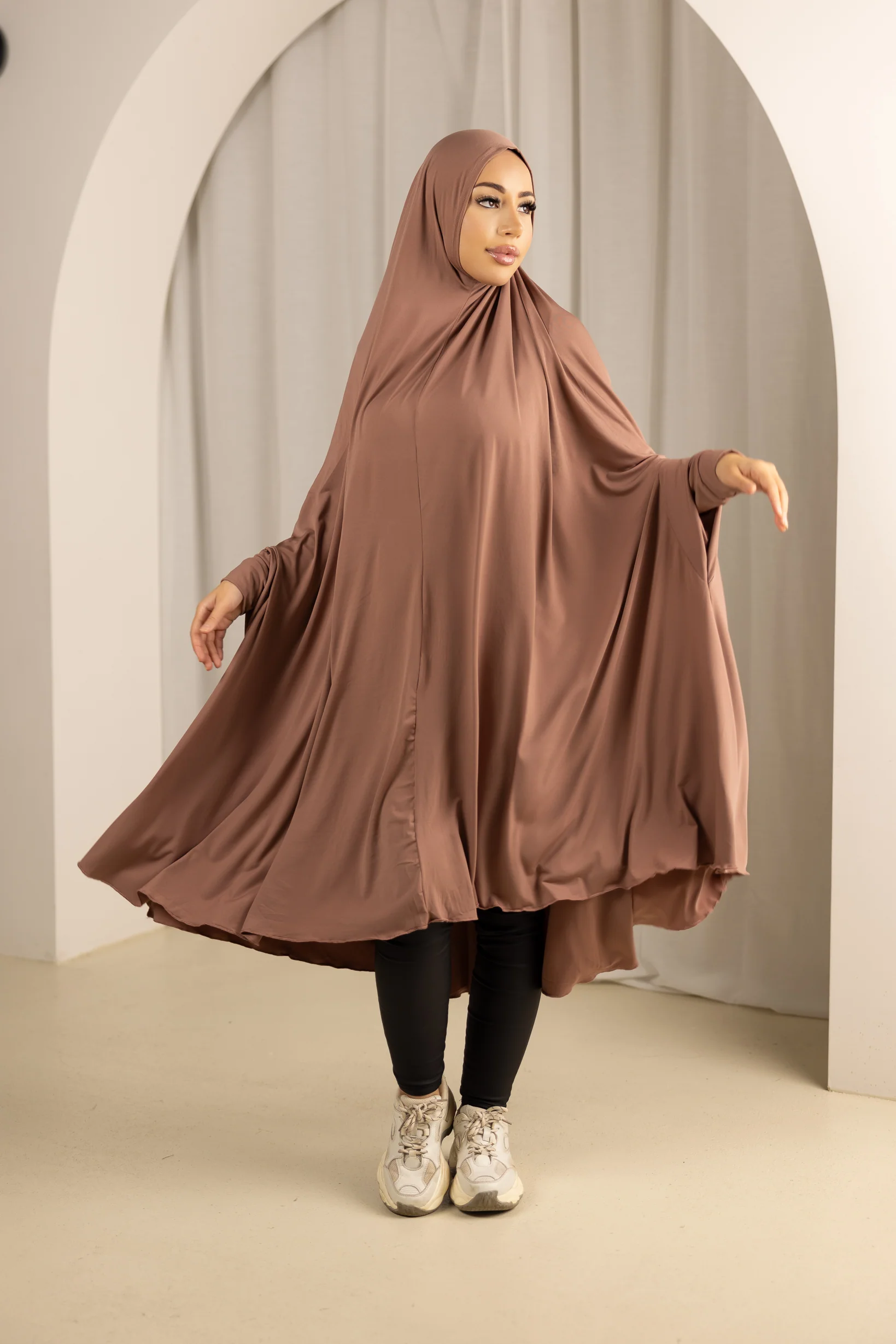 Sleeve Jilbab Smooth Fit - Shades of Pink