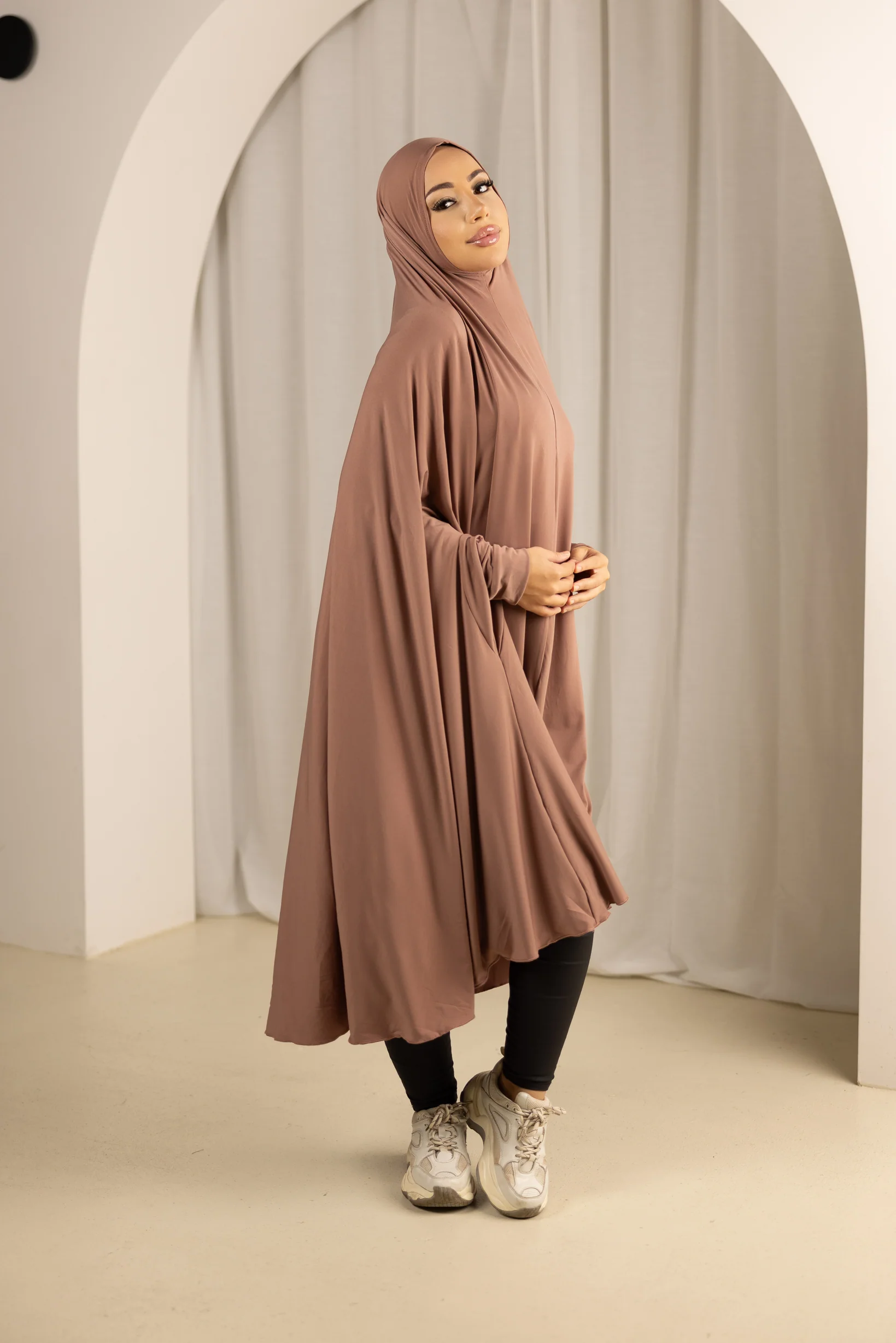 Sleeve Jilbab Smooth Fit - Shades of Pink - Image 2