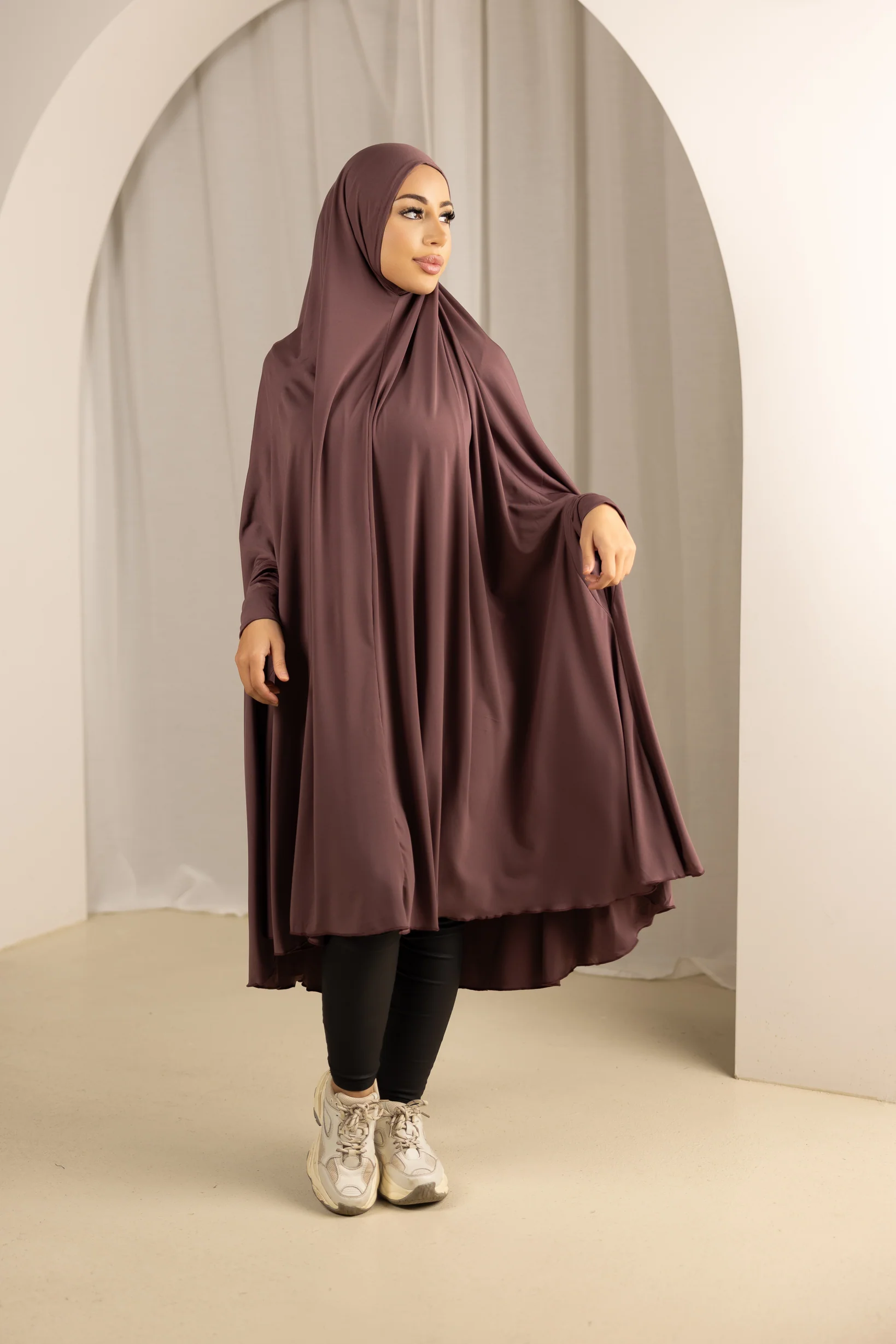 Sleeve Jilbab Smooth Fit - Shades of Purple