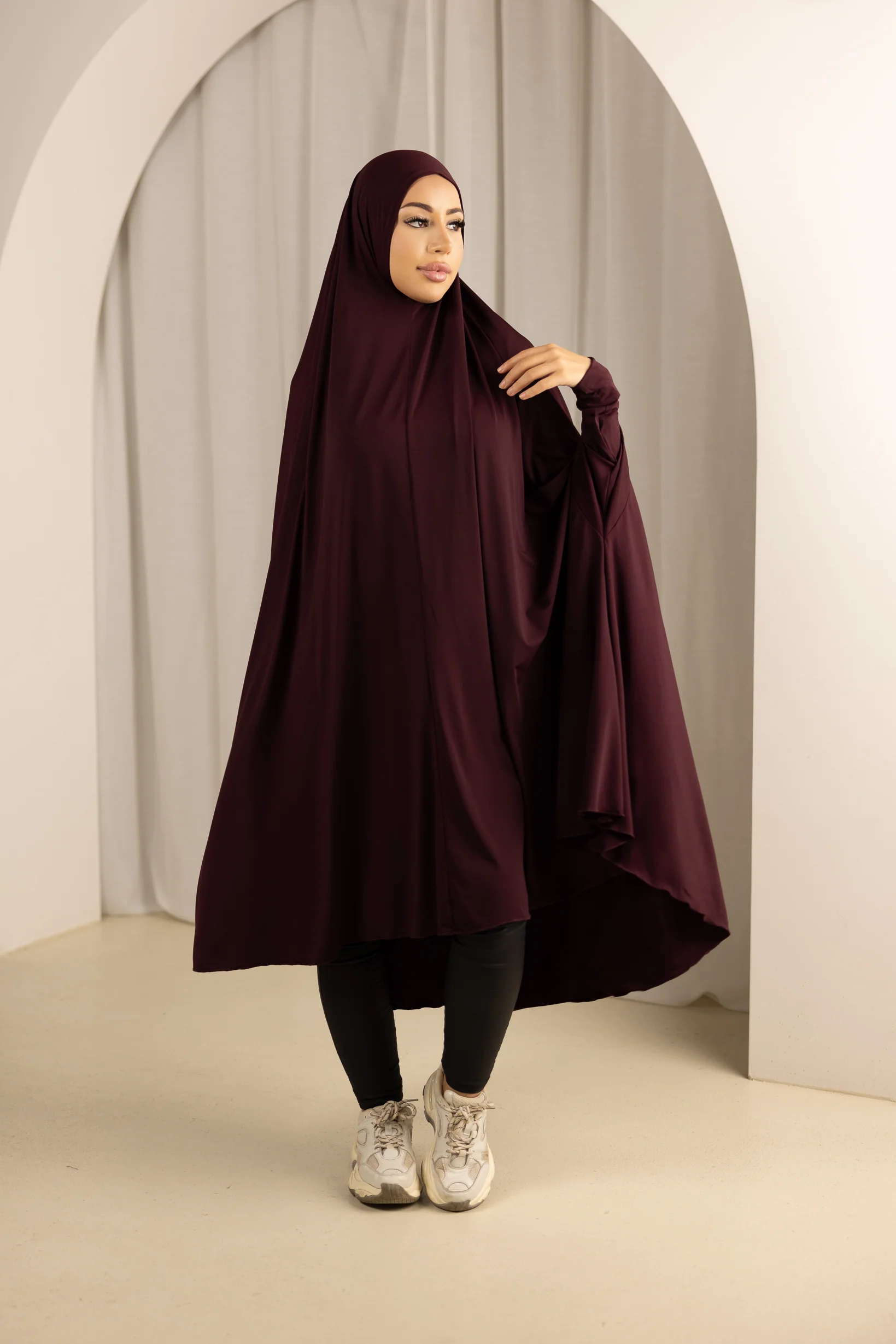 Sleeve Jilbab Smooth Fit - Shades of Red